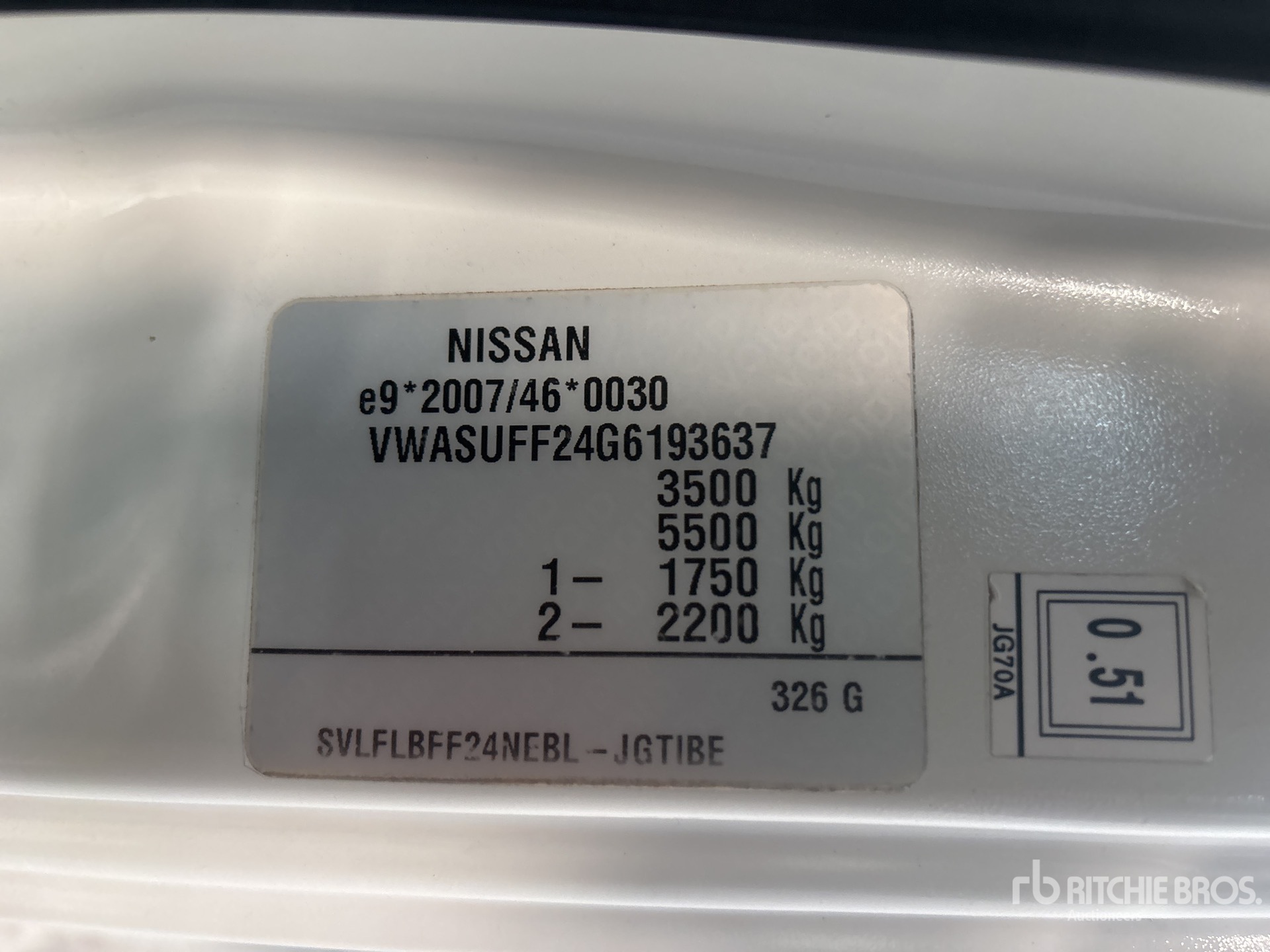 2016 Nissan NT400 CABSTAR