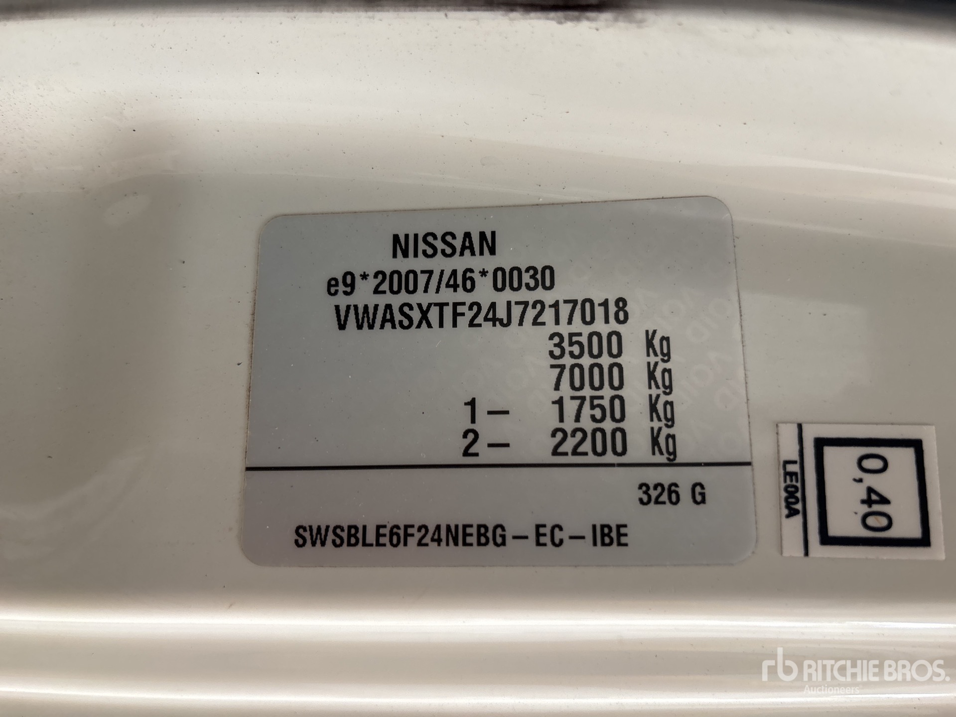 2019 Nissan NT400