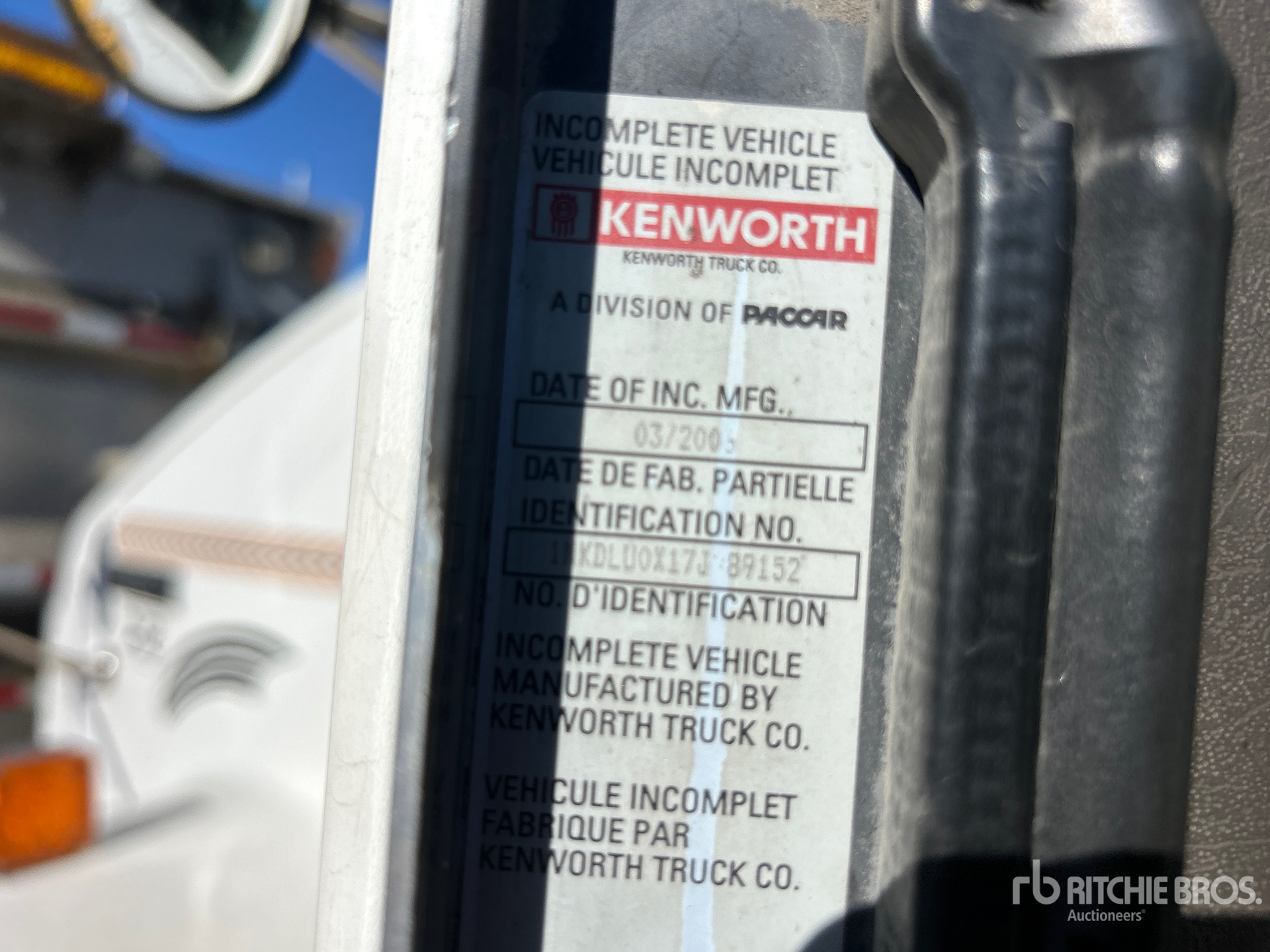 2007 Kenworth T800