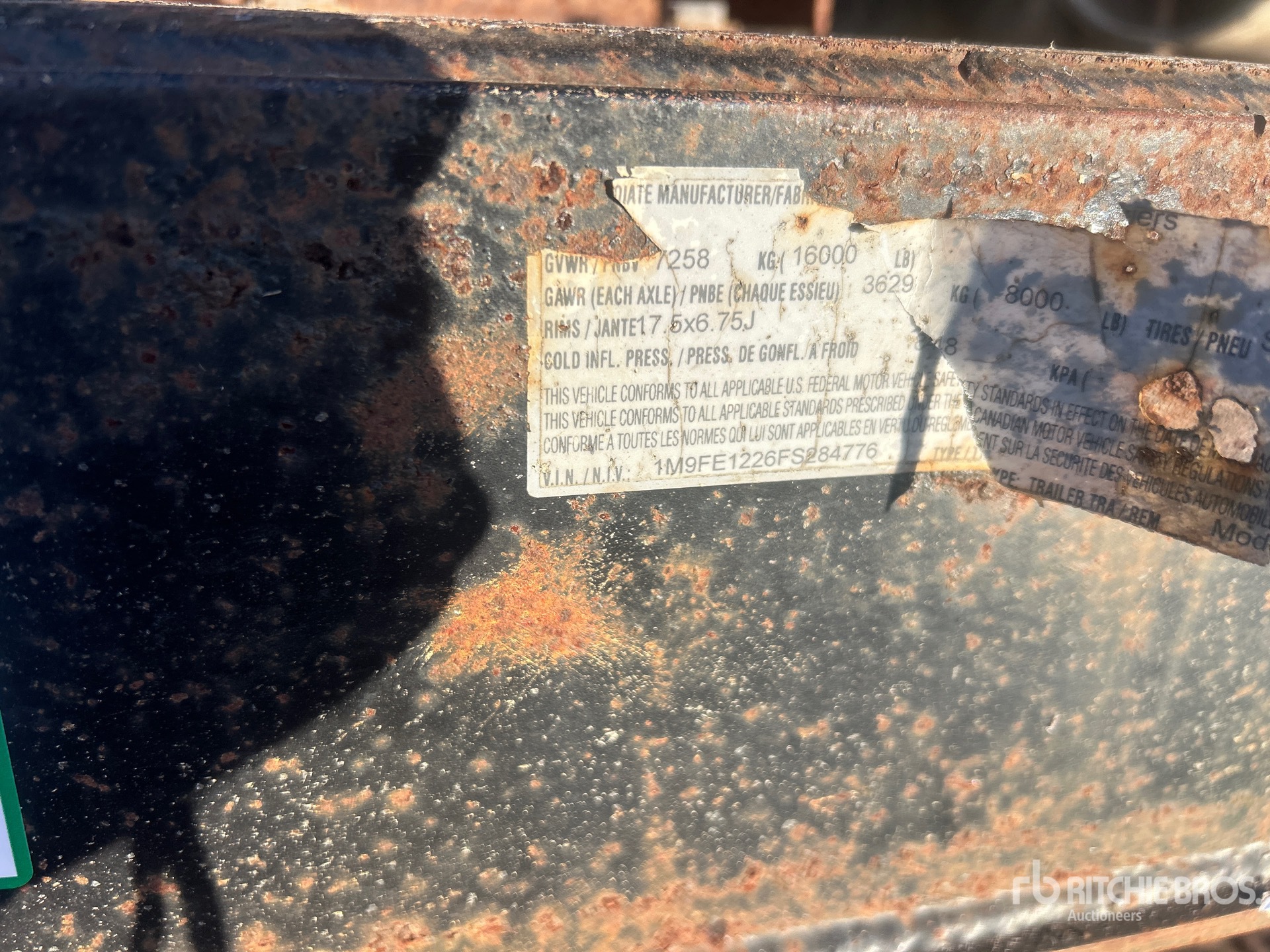 2015 Vermeer 1200 gal T/A