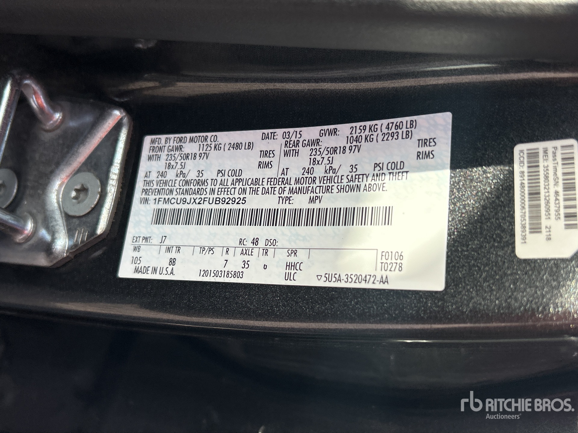 2015 Ford ESCAPE