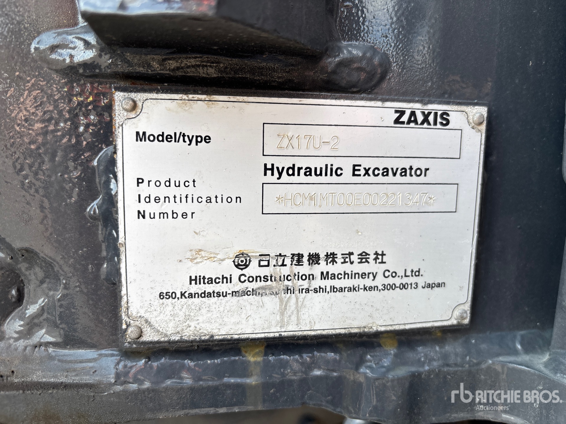 2012 Hitachi ZX17U-2