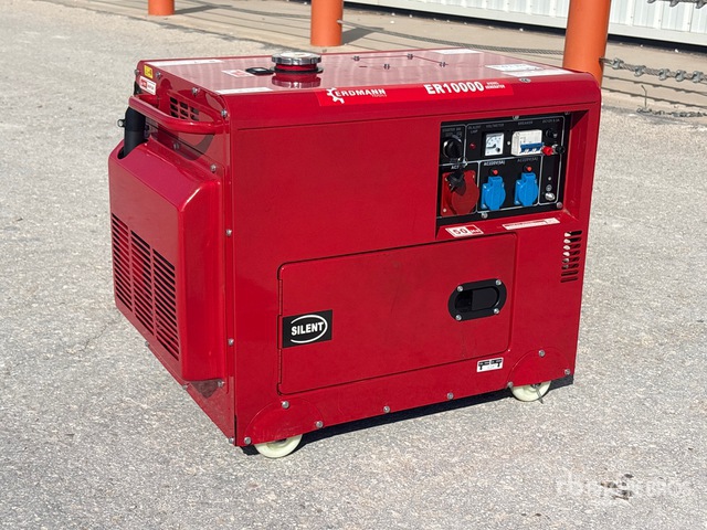 Erdmann ER10000 Portable Generator Set: <20kVA/16kW