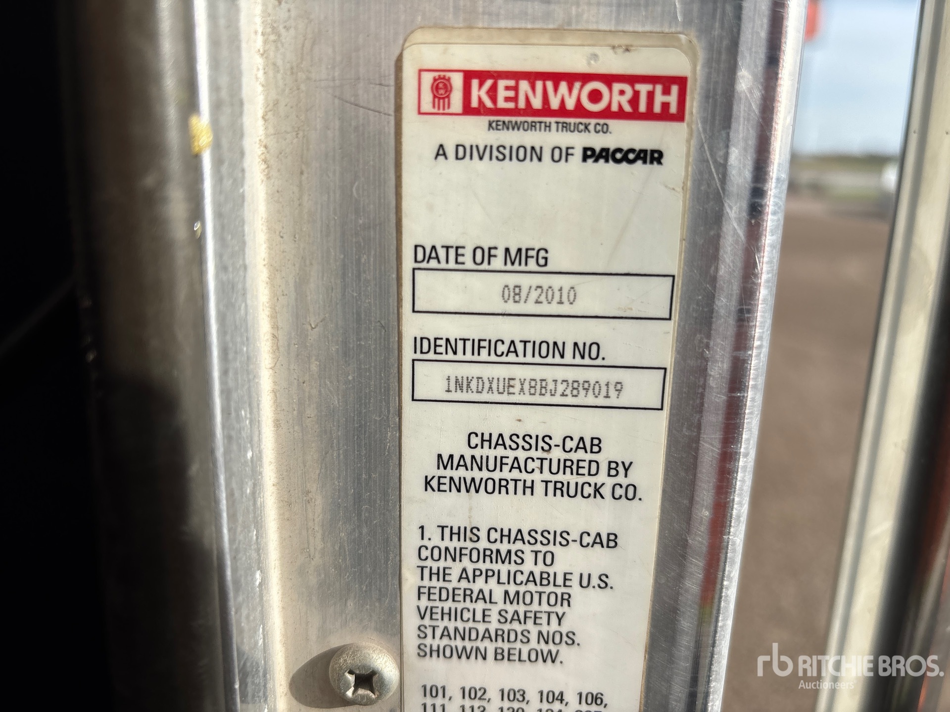 2011 Kenworth T-800