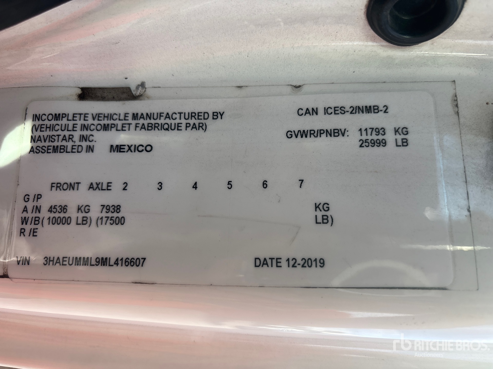 Photo of 2021 International MV607