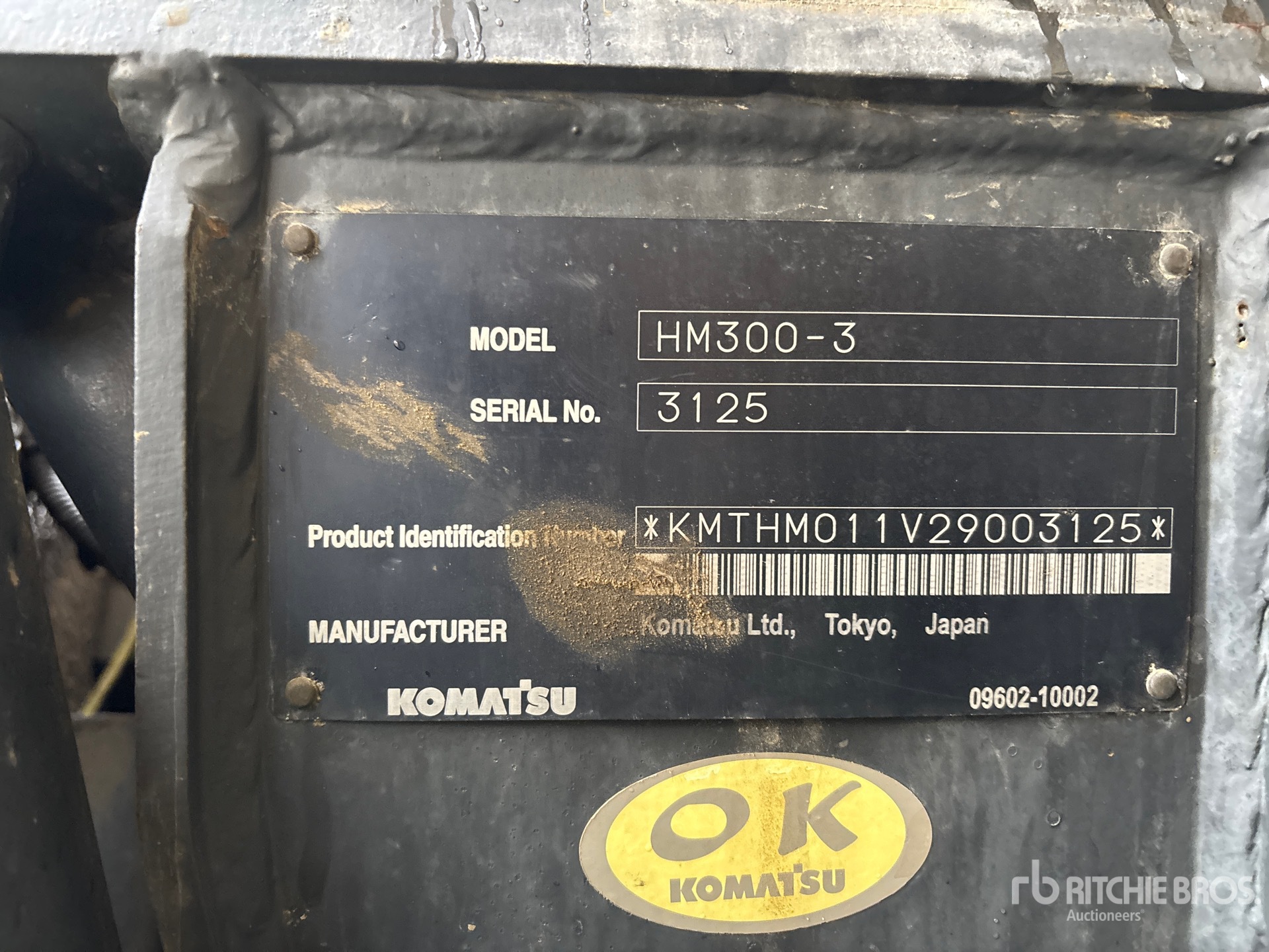 2012 Komatsu HM300-3