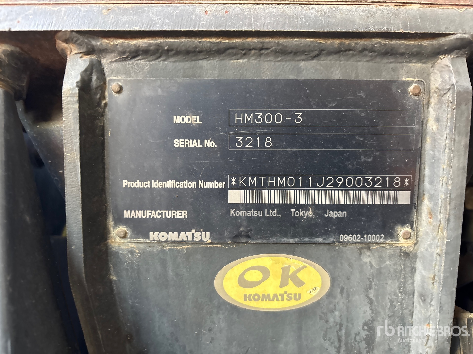 2013 Komatsu HM300-3