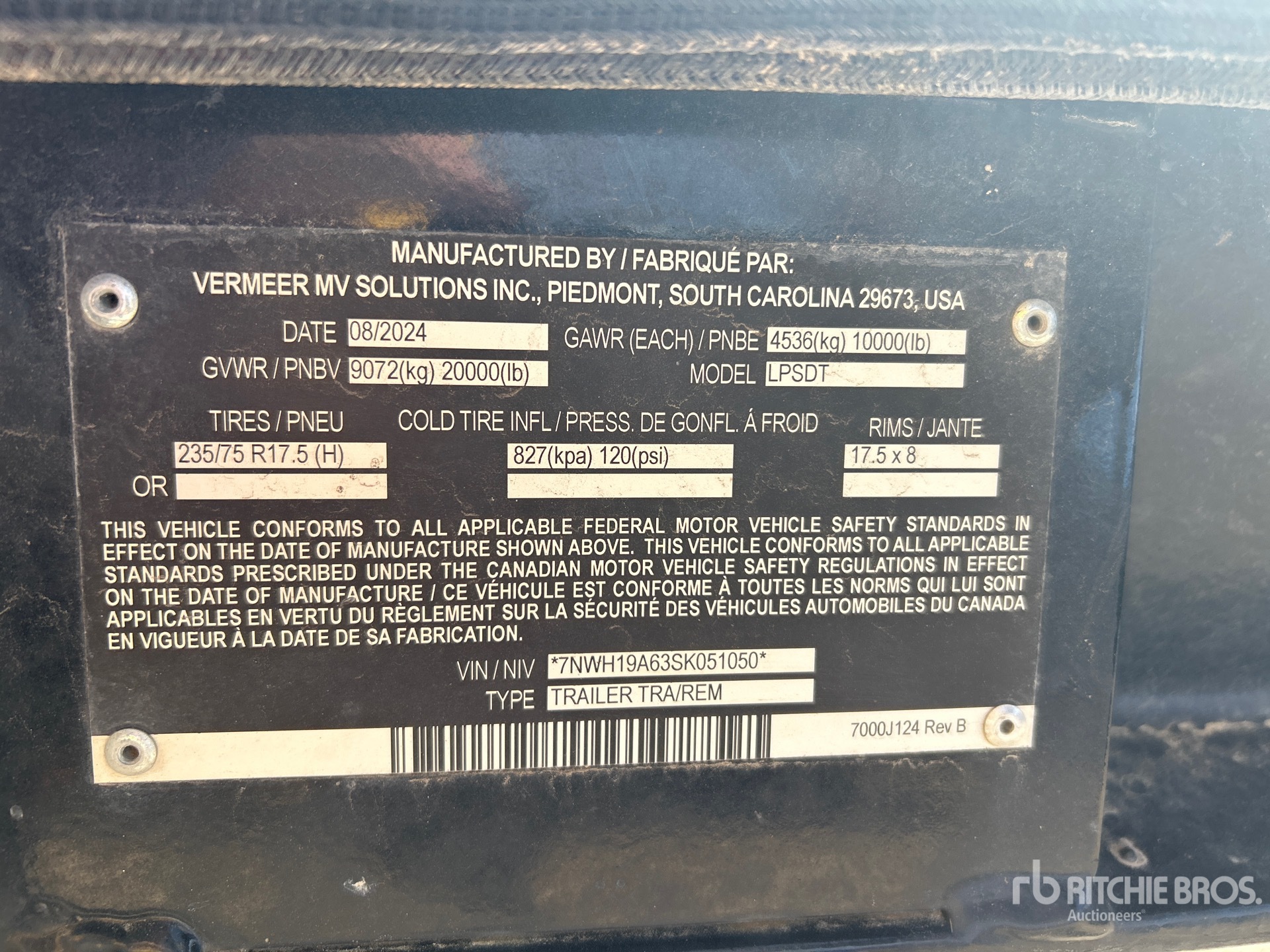 2025 Vermeer LP873SDT