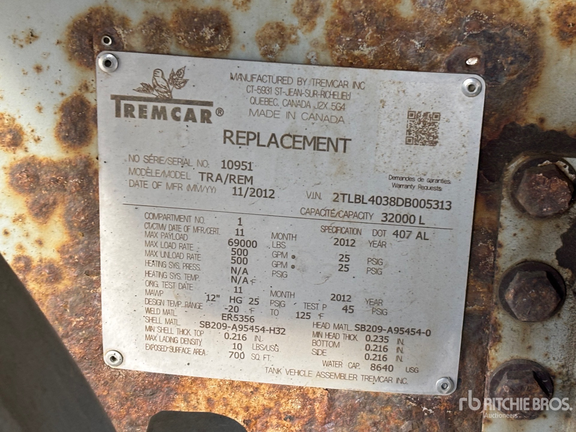 2013 Tremcar 32700 L Super B-Train Lead
