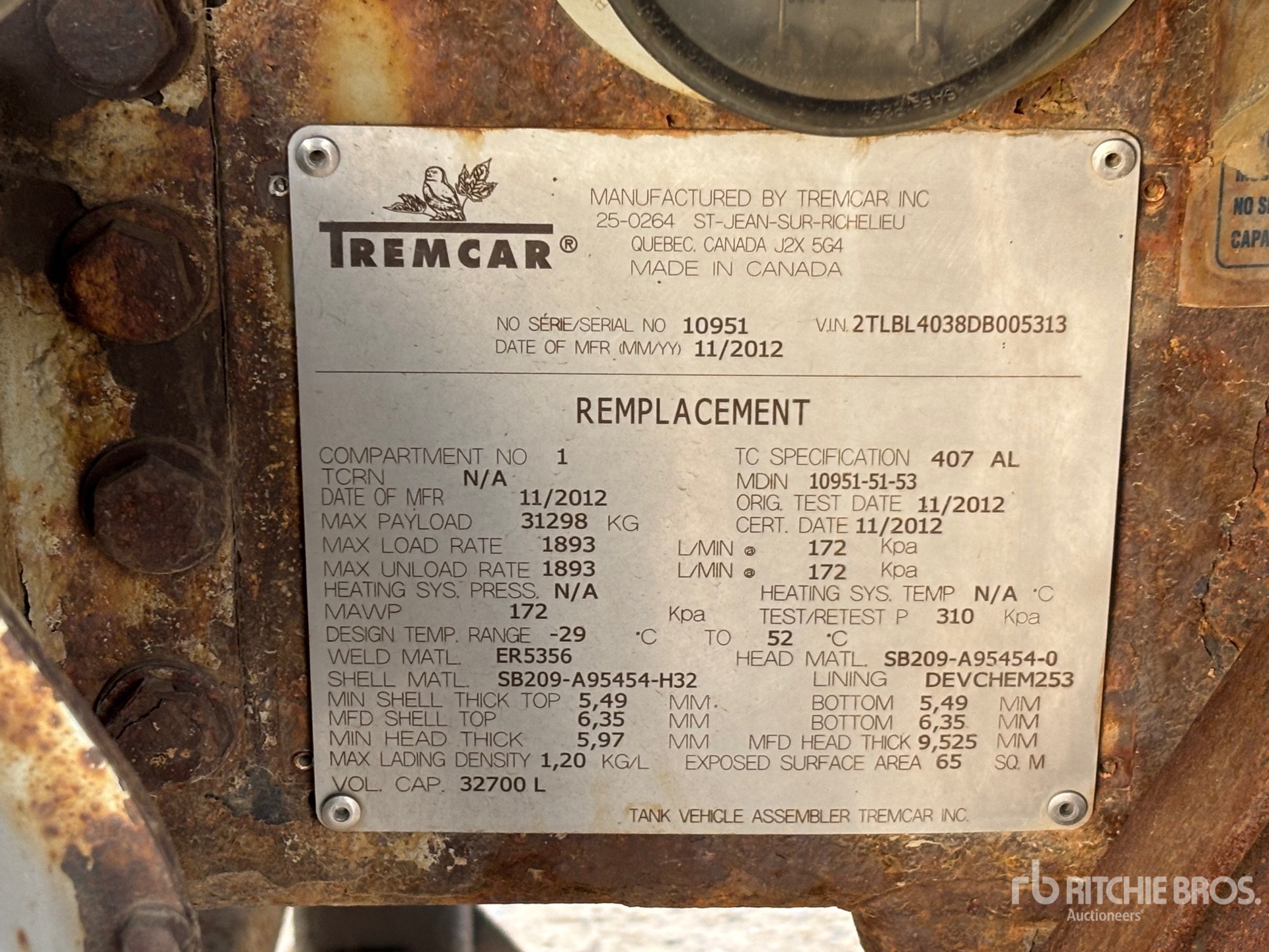 2013 Tremcar 32700 L Super B-Train Lead