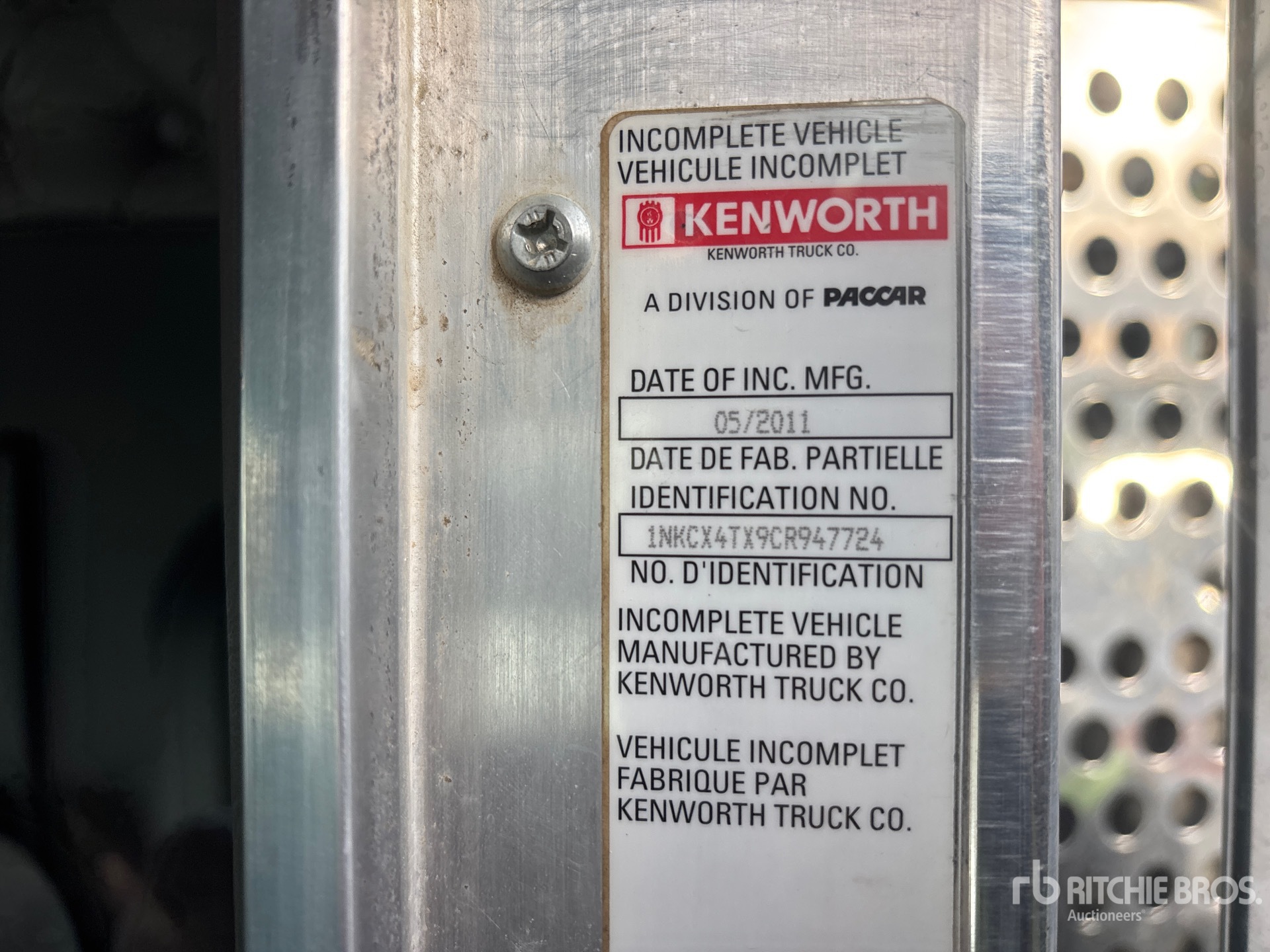 2012 Kenworth C500