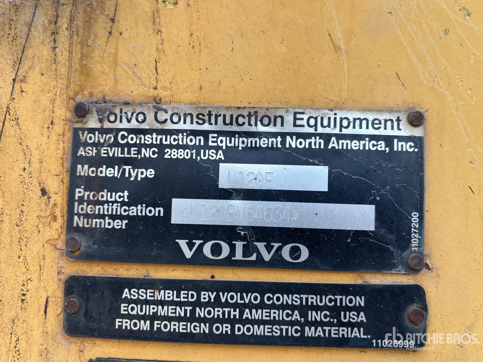 2005 Volvo L120E