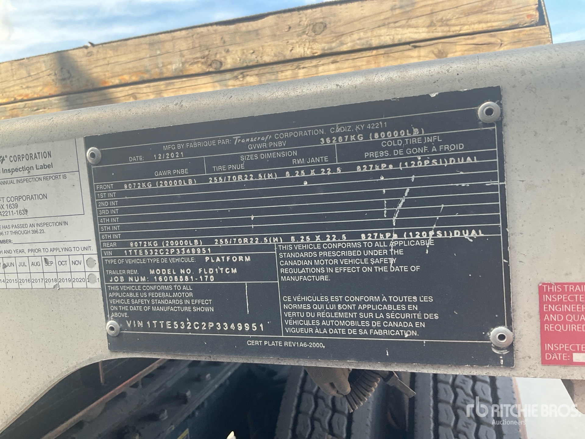 2023 Transcraft 53 ft T/A