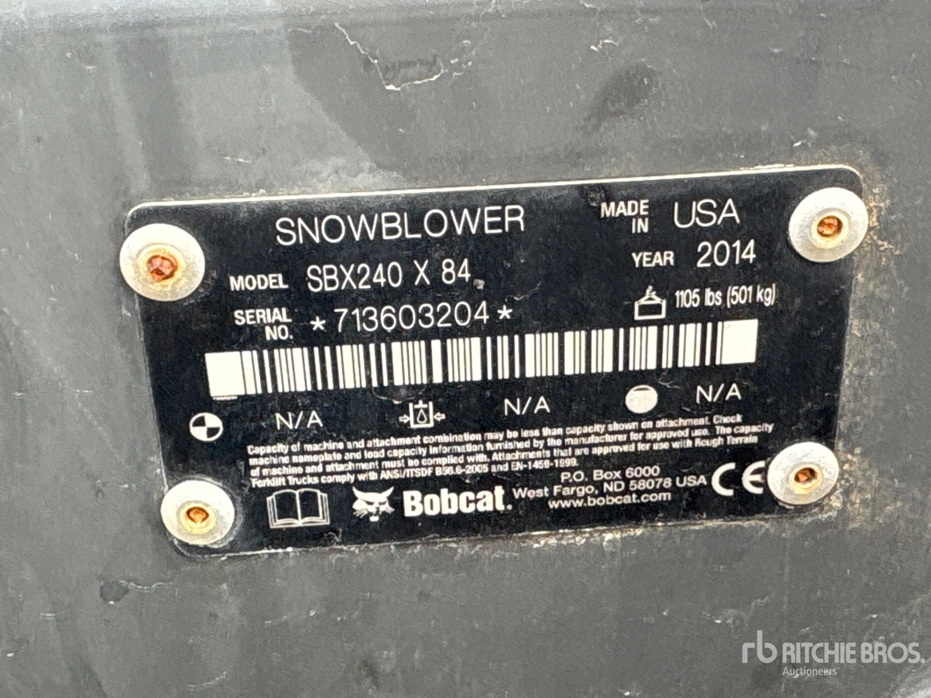 2014 Bobcat SBX240