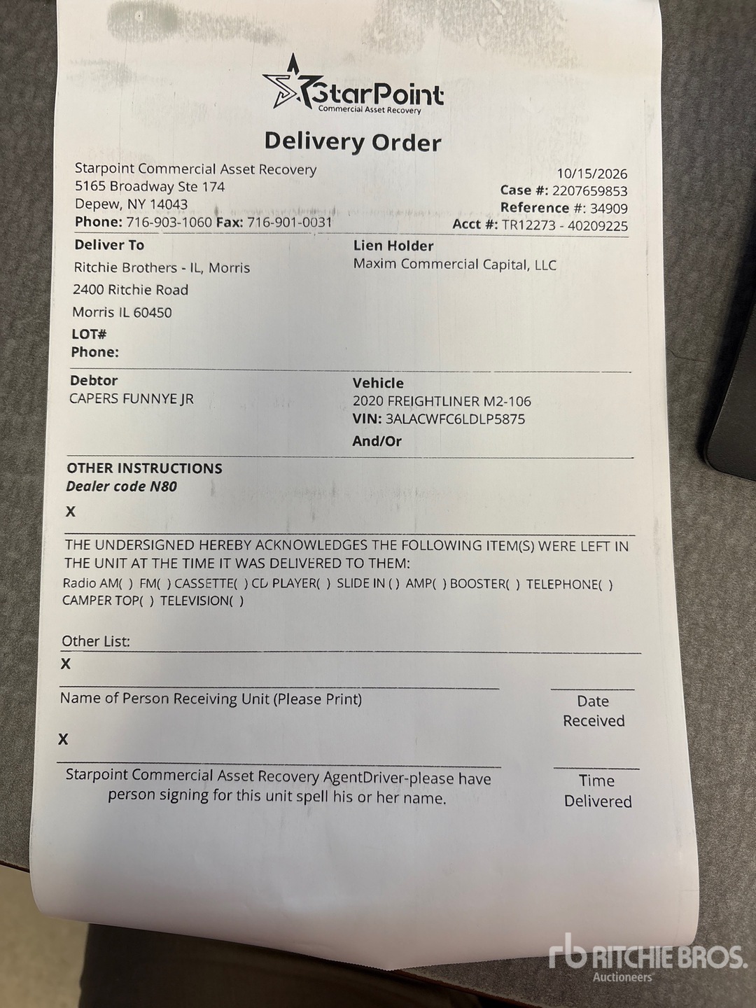 Photo of 2020 Freightliner M2 106