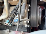 Engine with A/C Compressor