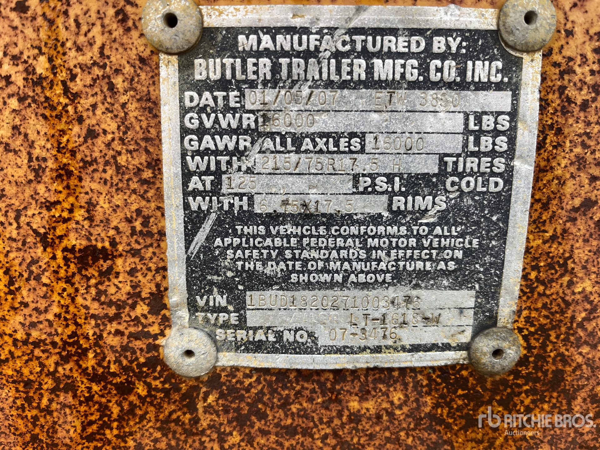 2007 Butler 5000