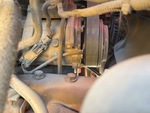 Engine with A/C Compressor