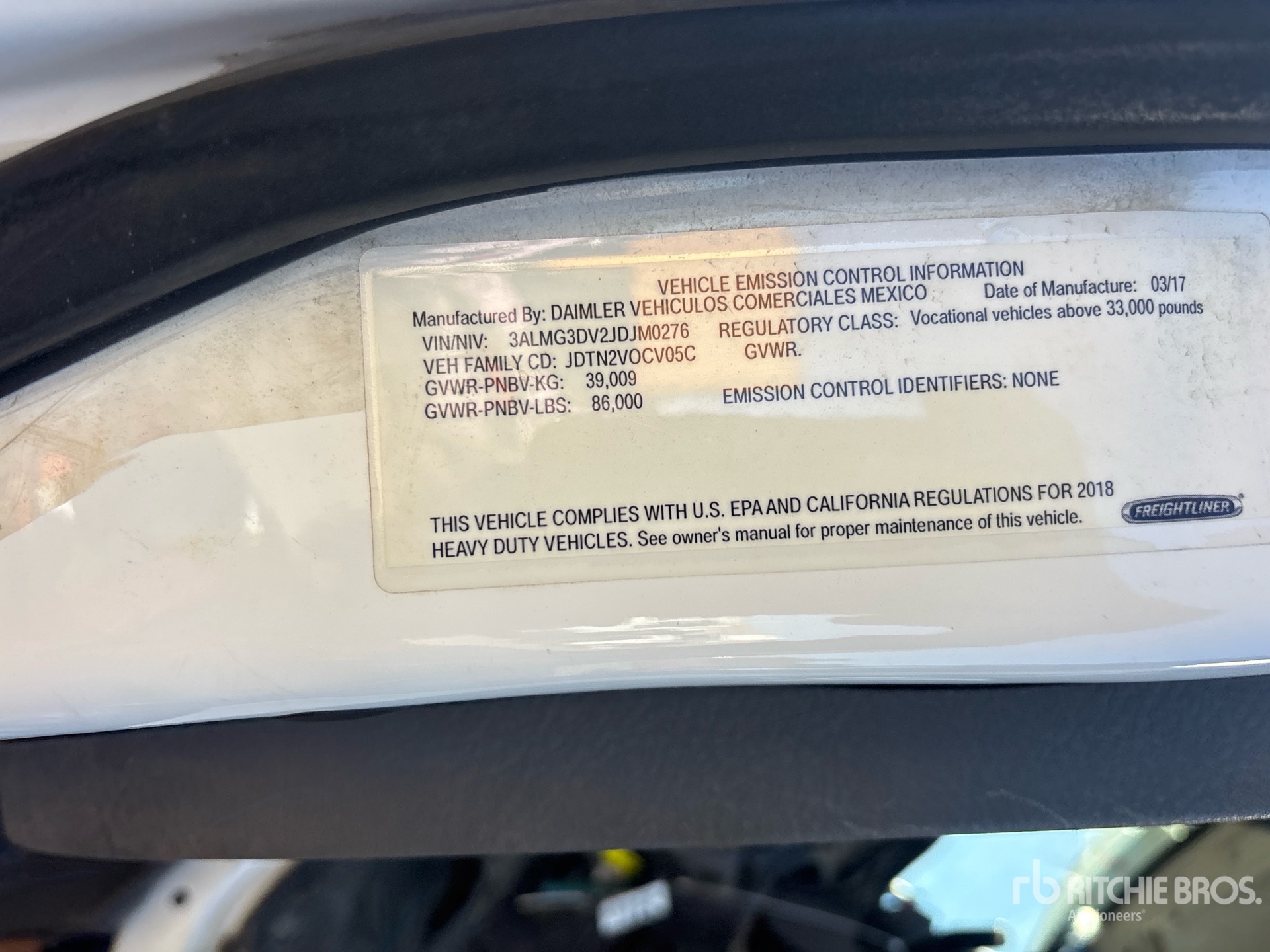 2018 Freightliner 114SD