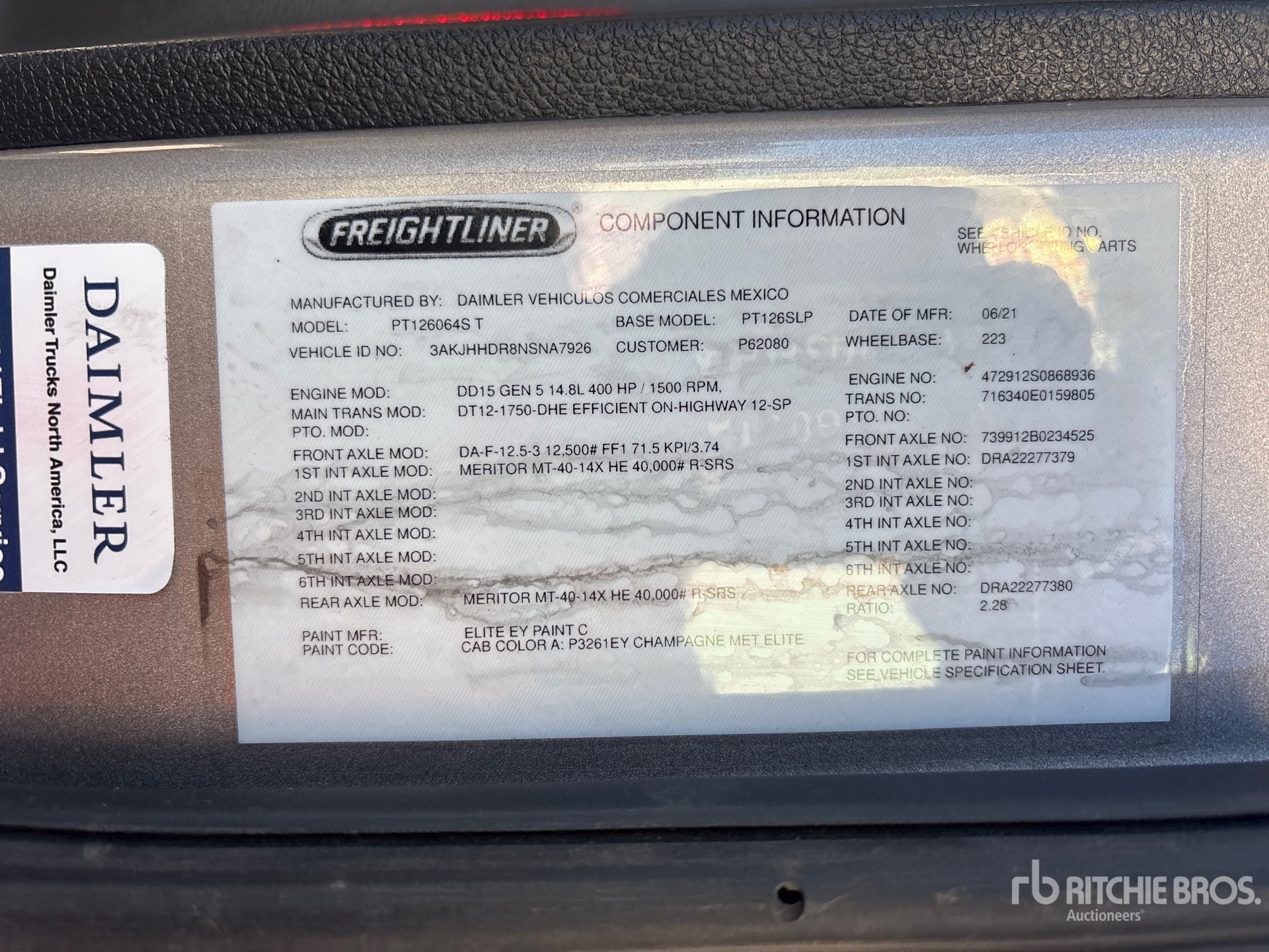 2022 Freightliner CASCADIA 126