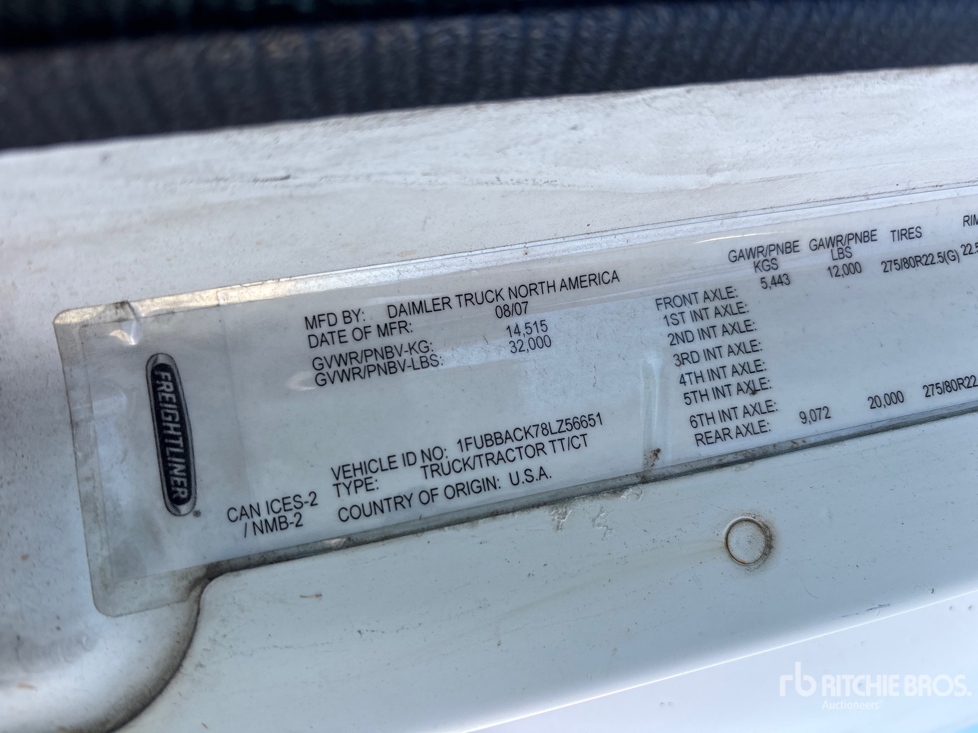 2008 Freightliner CST120