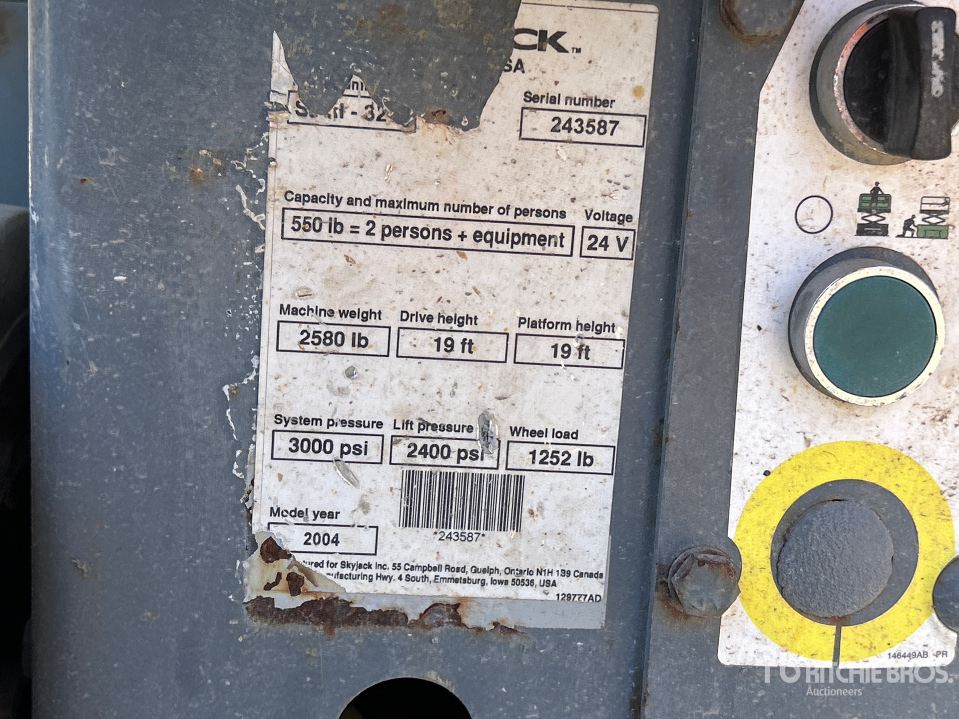 2004 Skyjack SJIII3219