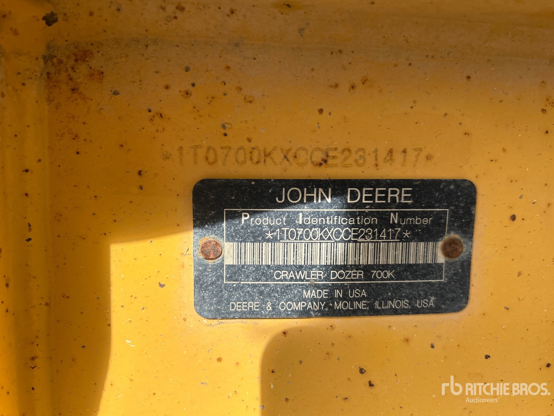 2013 John Deere 700K LGP