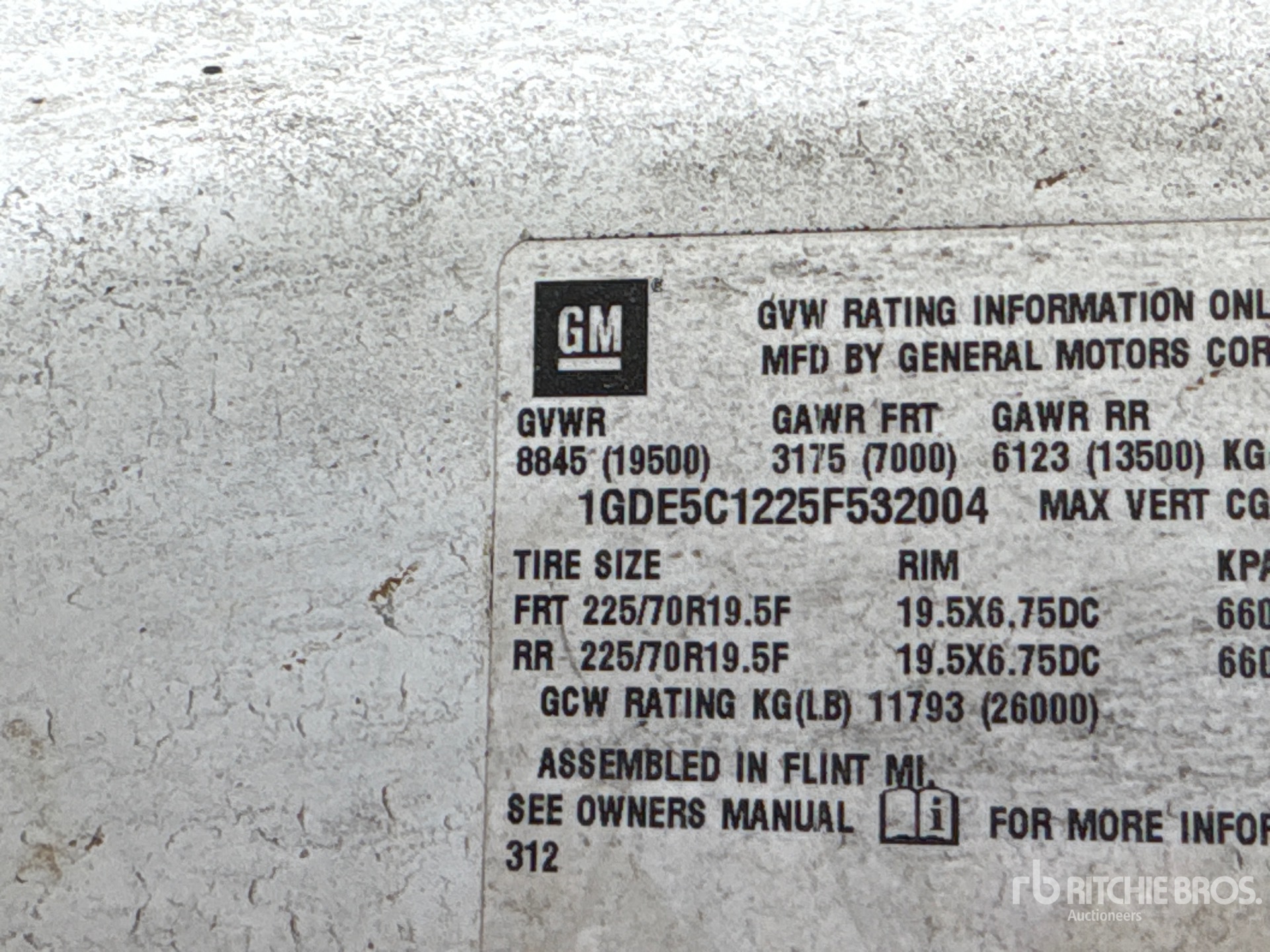2005 GMC C5500