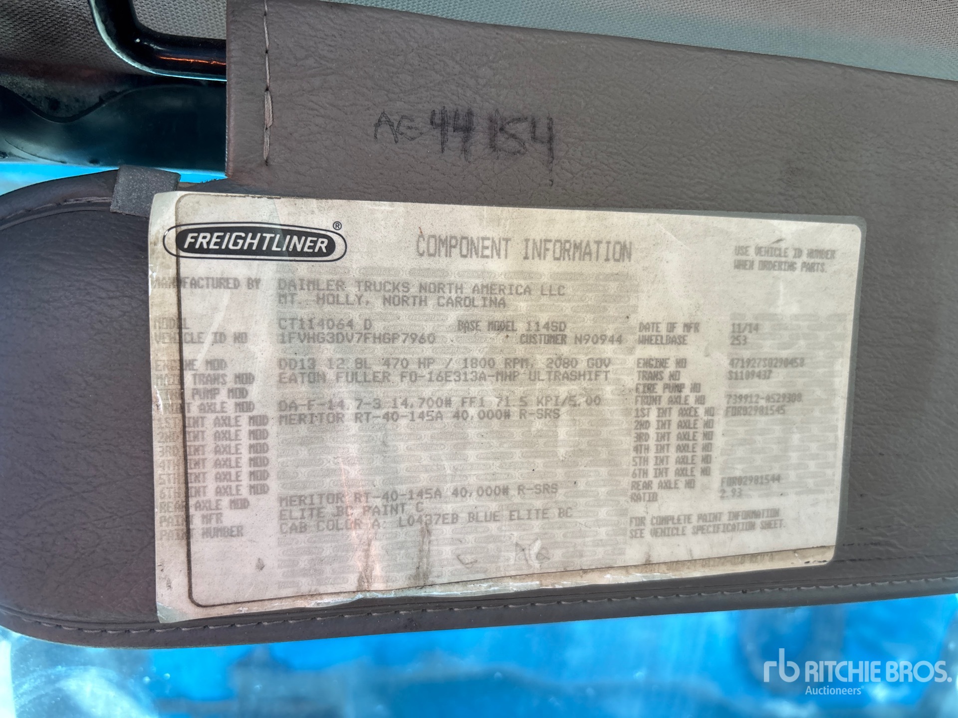 2015 Freightliner 114SD