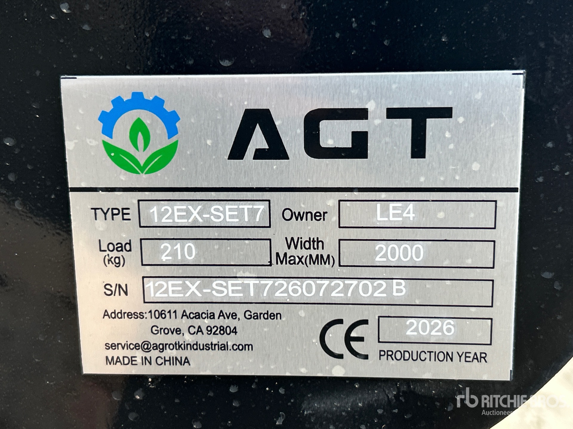 2026 AGT 12EX-SET7