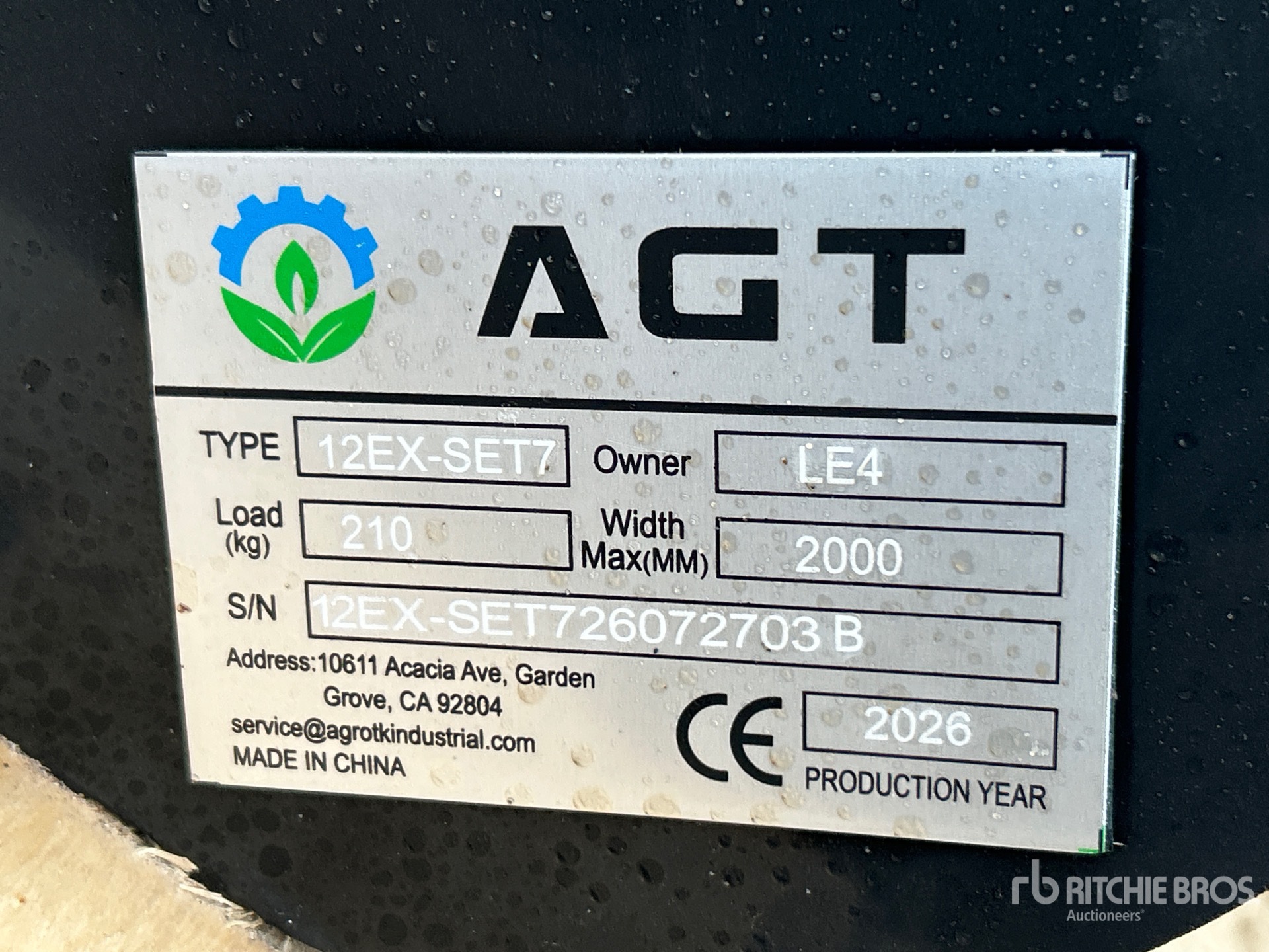 2026 AGT 12EX-SET7