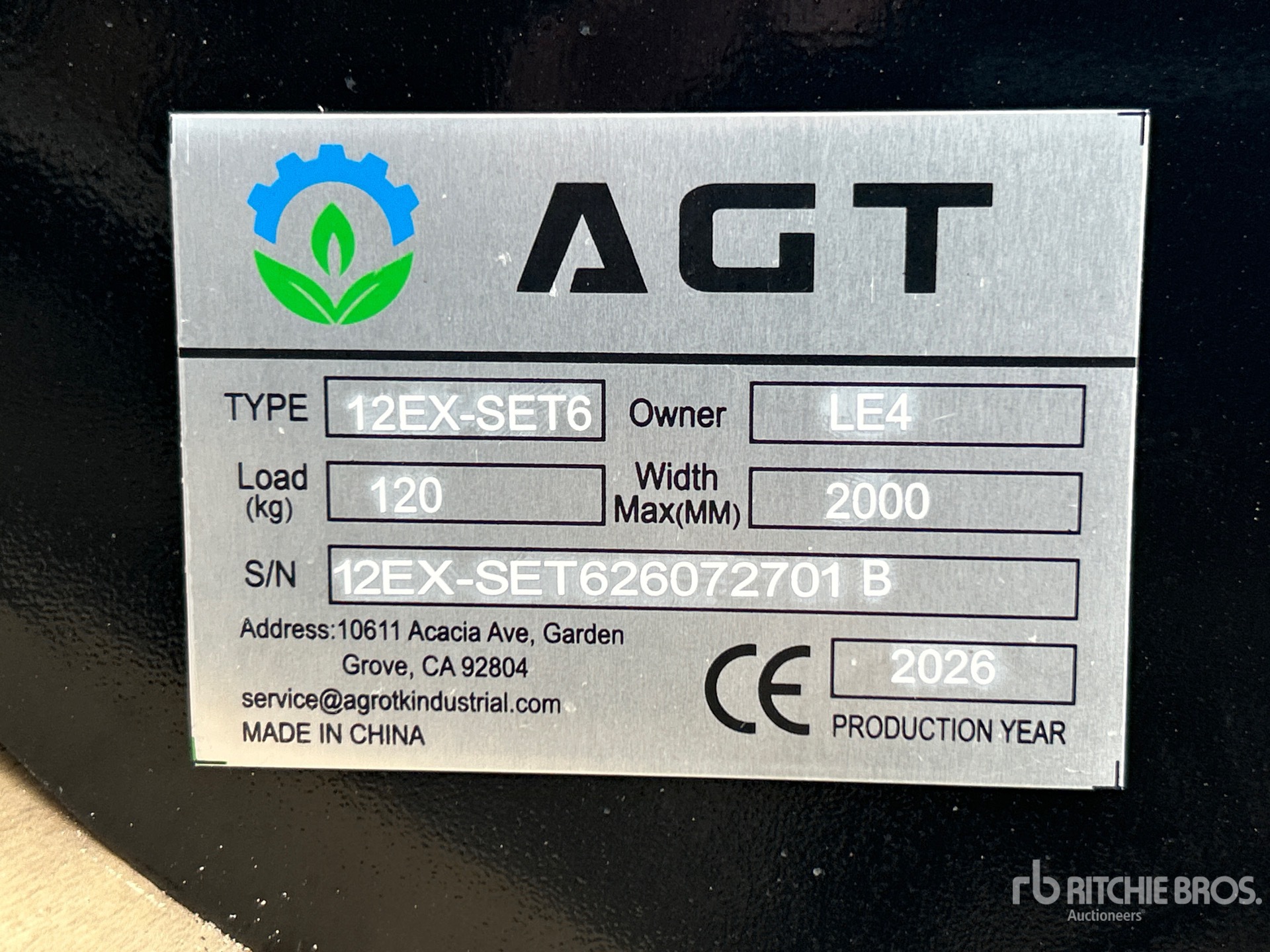 2026 AGT 12EX-SET6