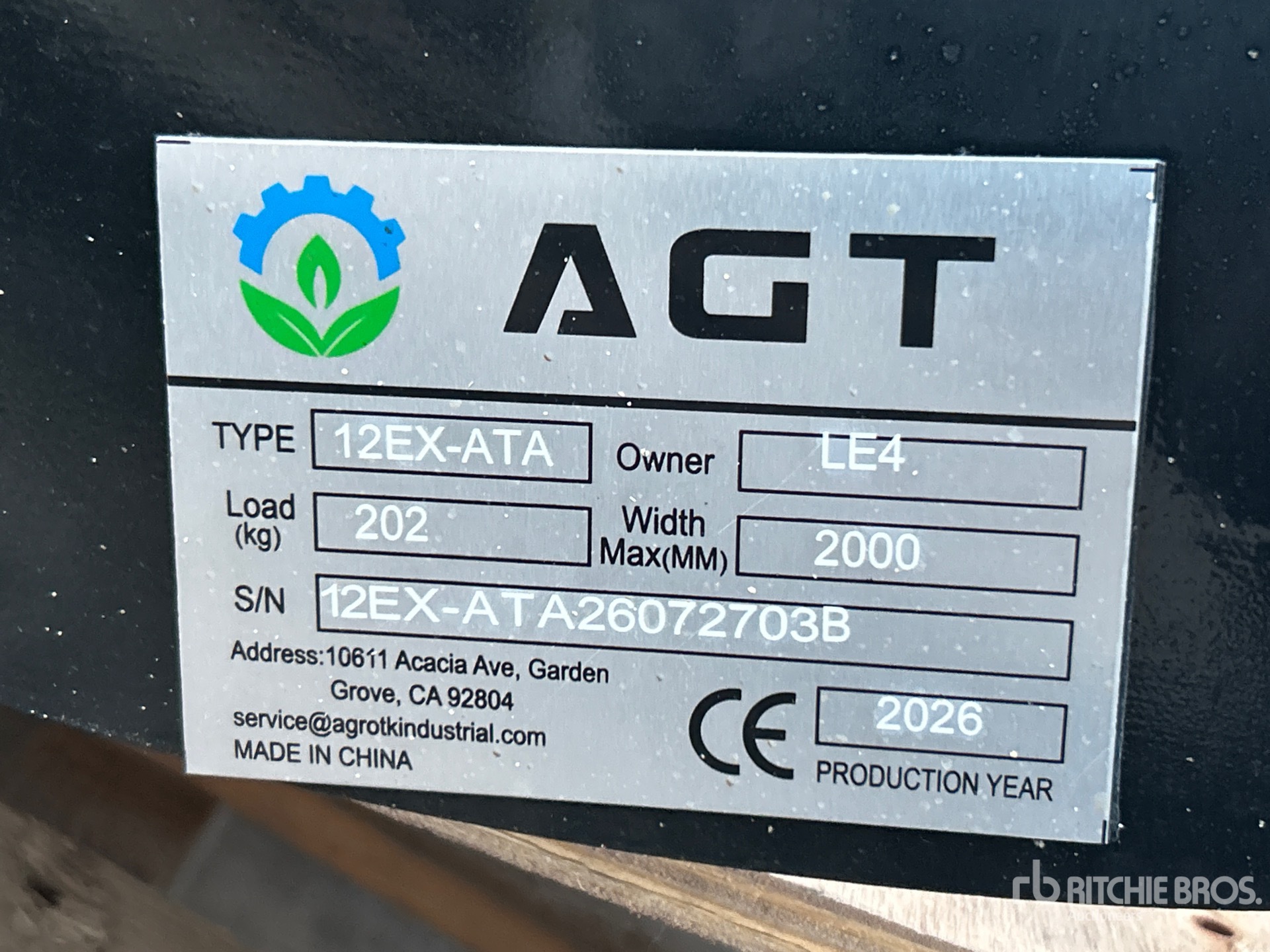 2026 AGT 12EX-ATA