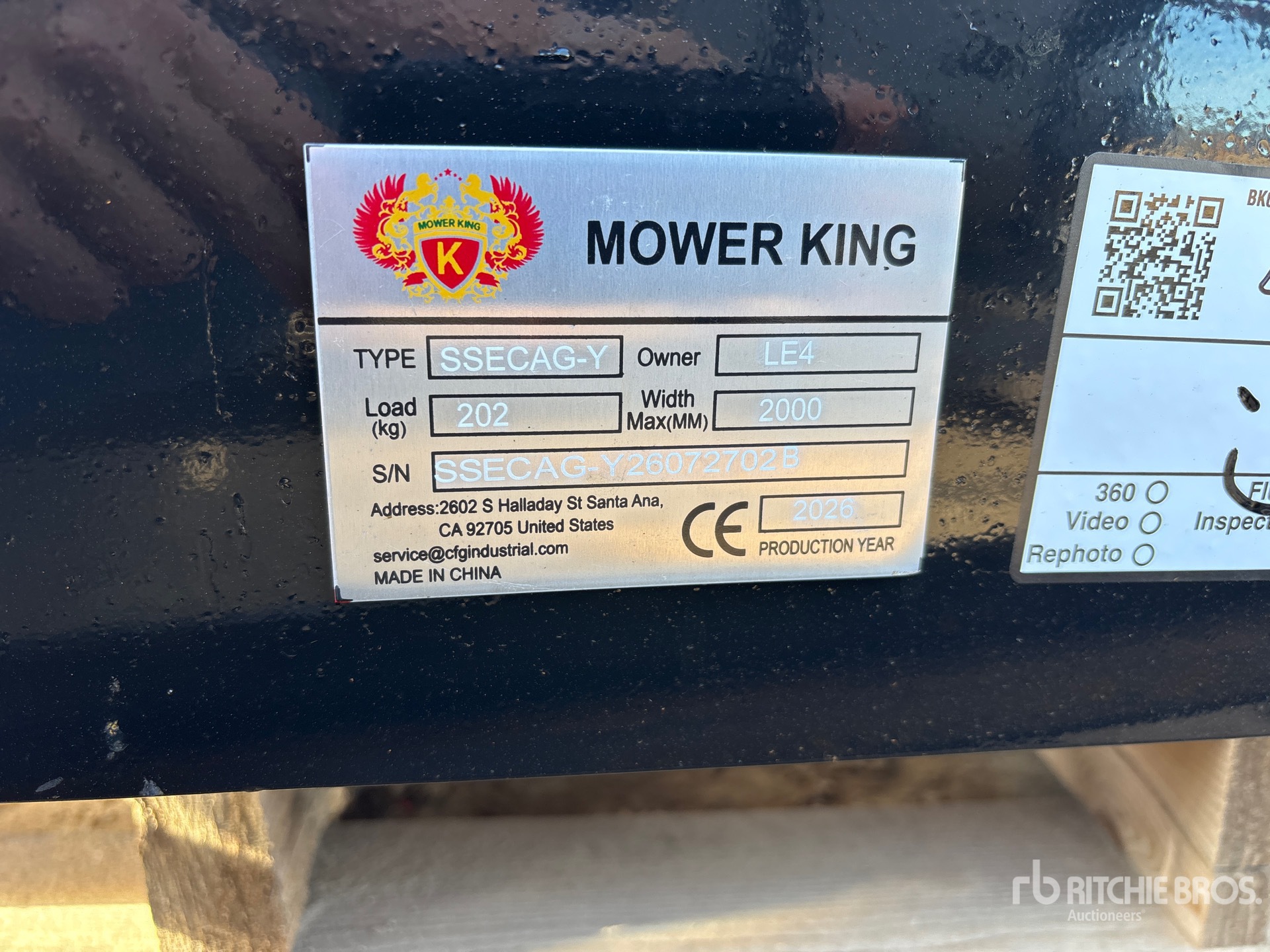 2026 Mower King SSECAG-Y