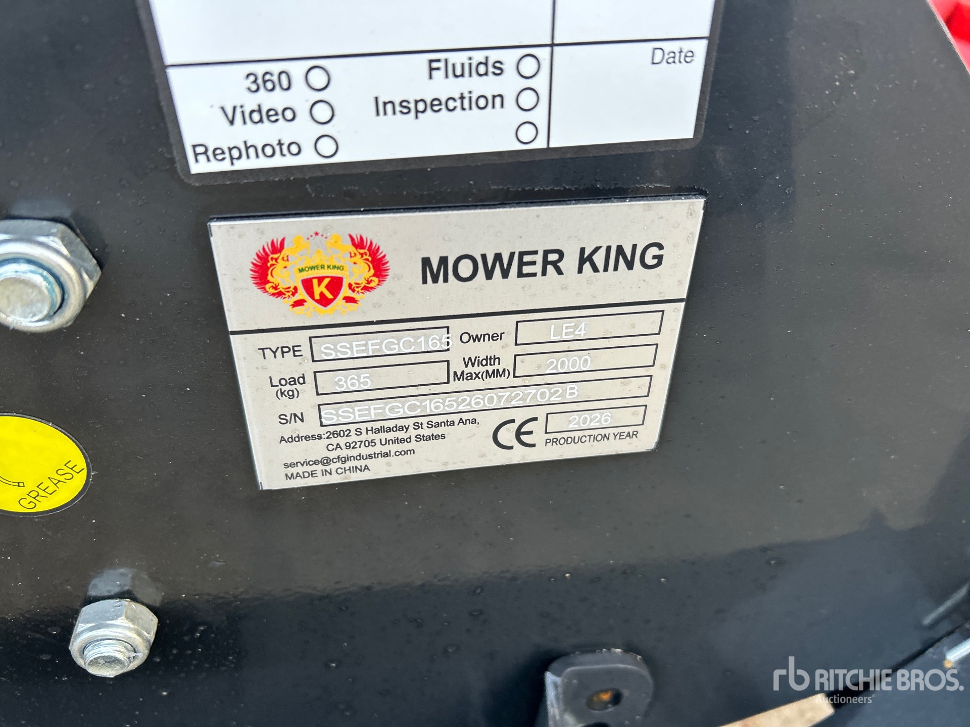 2026 Mower King SSEFGC165
