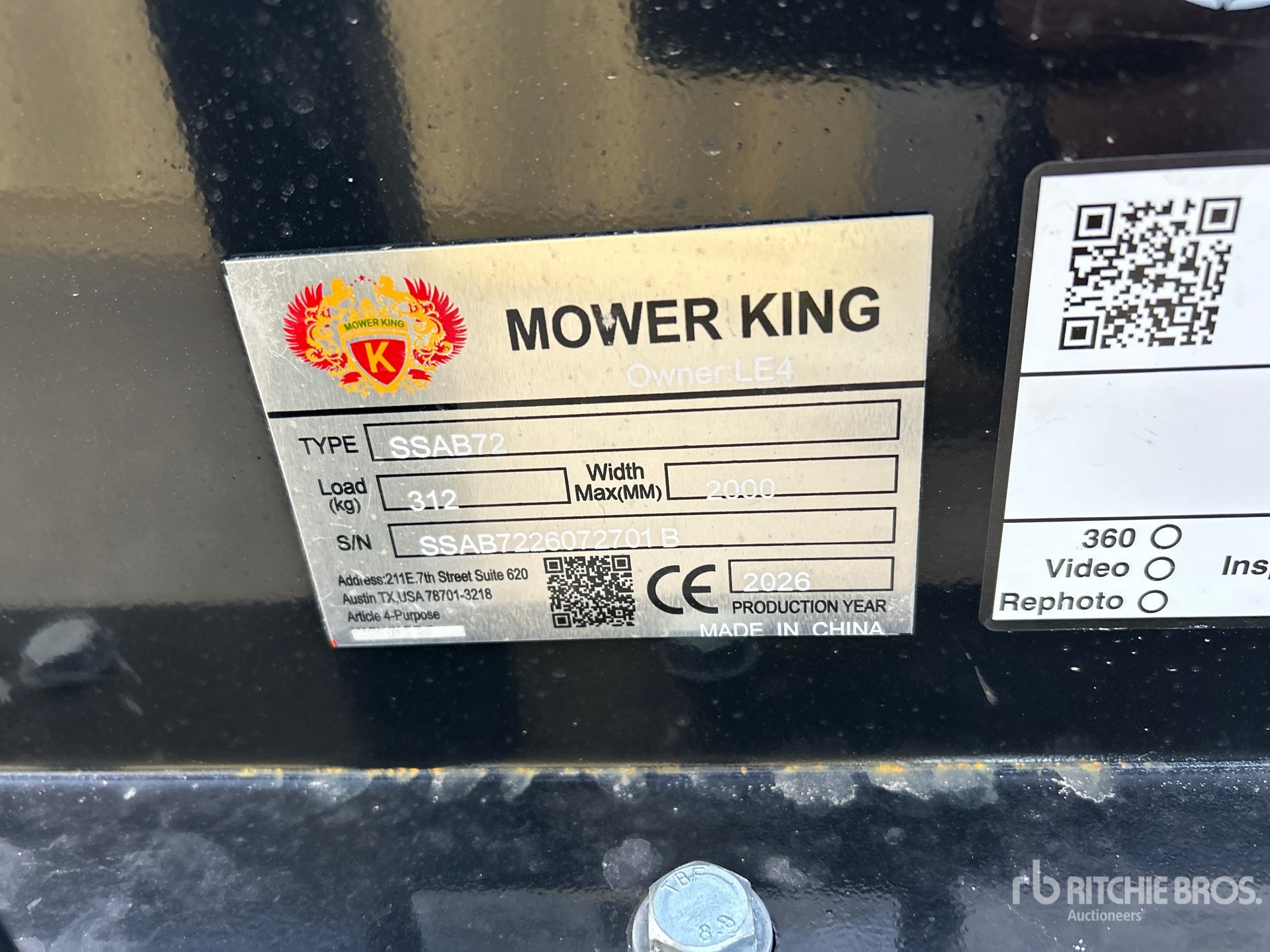 2026 Mower King SSAB72