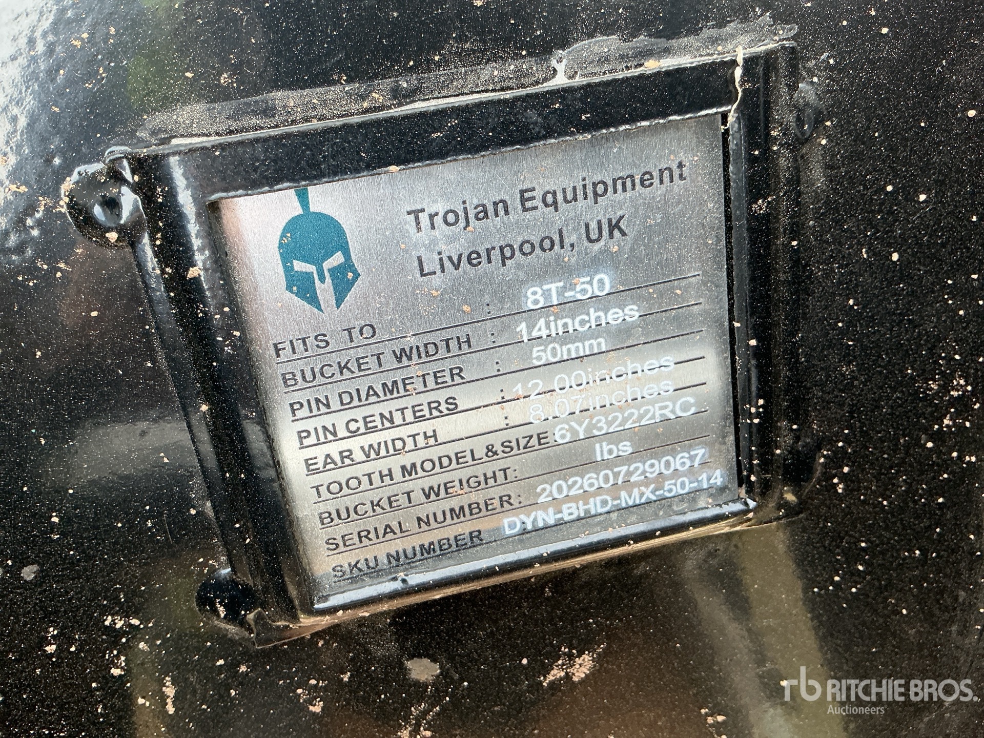 Trojan 14 IN DIGGING - FITS 50 MM CAT  ...