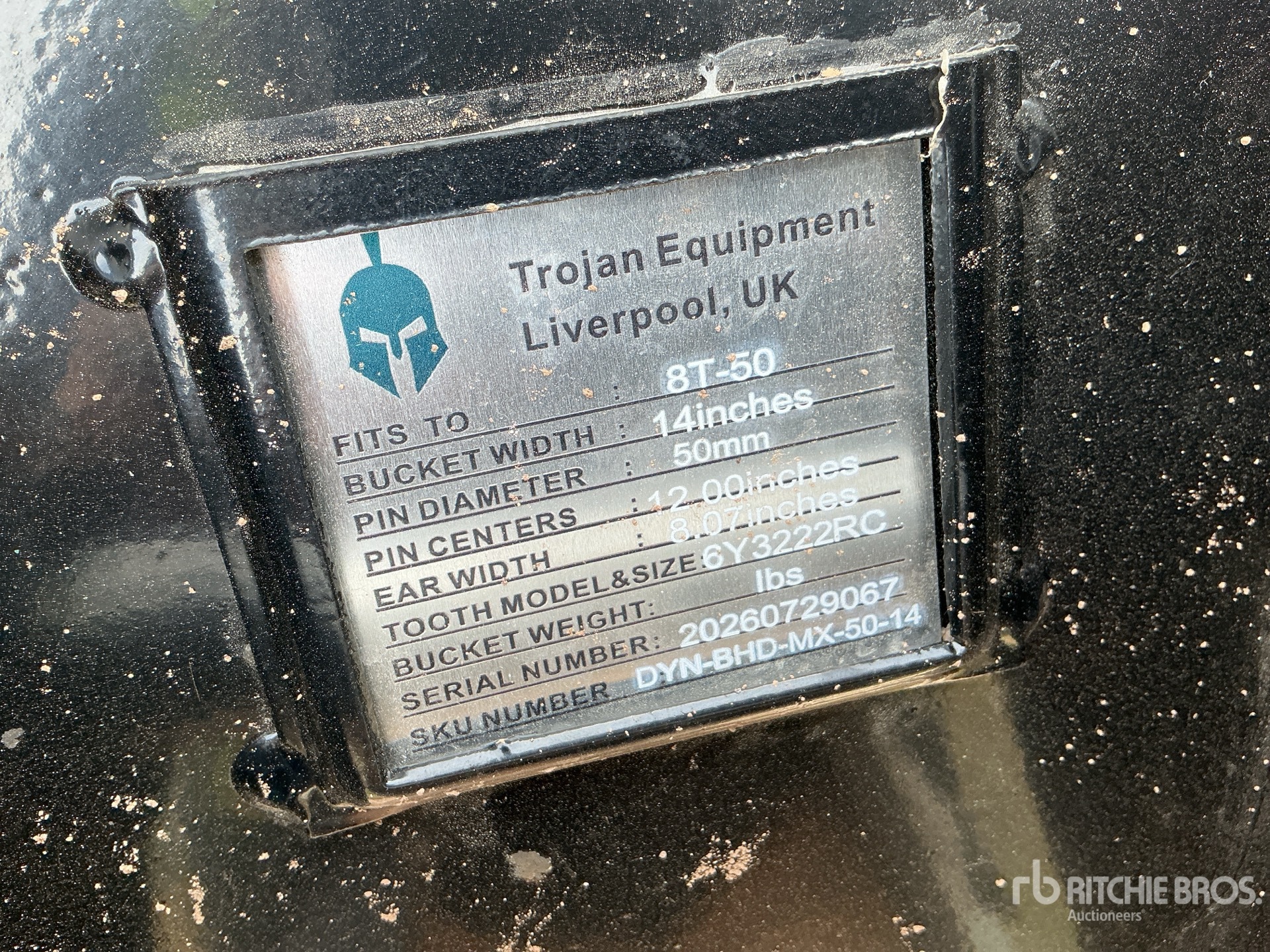 Trojan 14 IN DIGGING - FITS 50 MM CAT  ...
