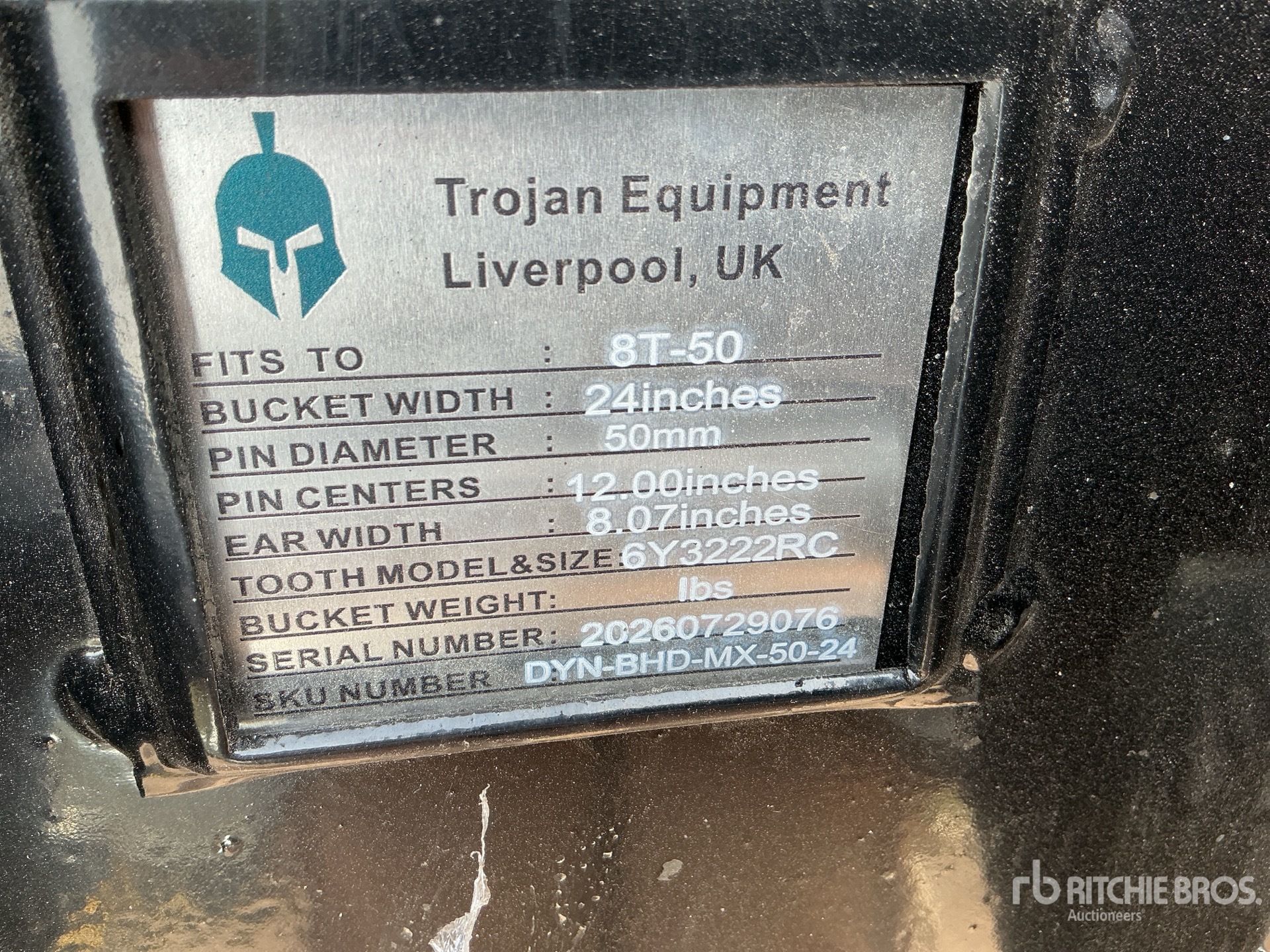 Trojan 24 IN DIGGING - FITS 50 MM CAT  ...