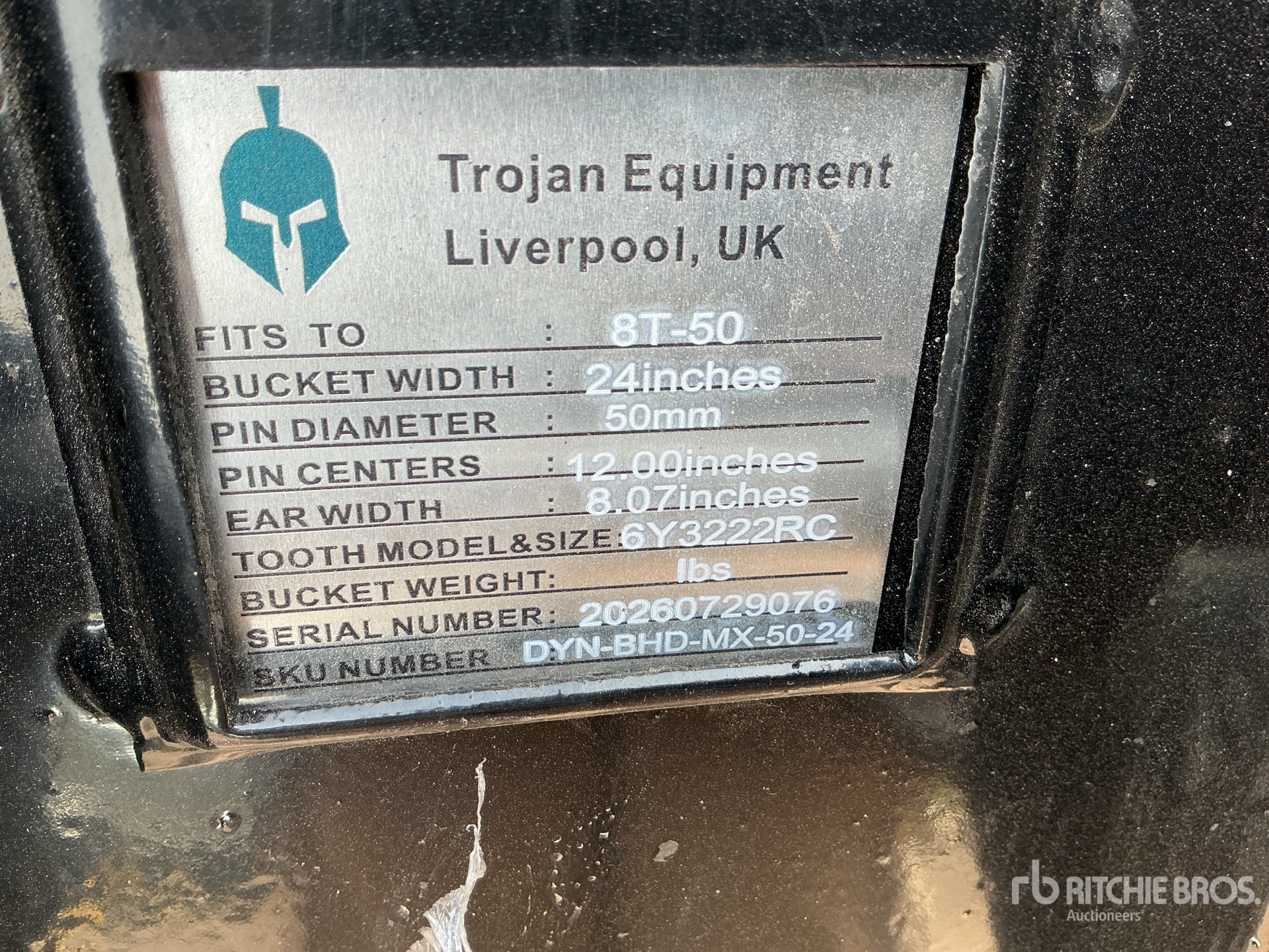 Trojan 24 IN DIGGING - FITS 50 MM CAT  ...