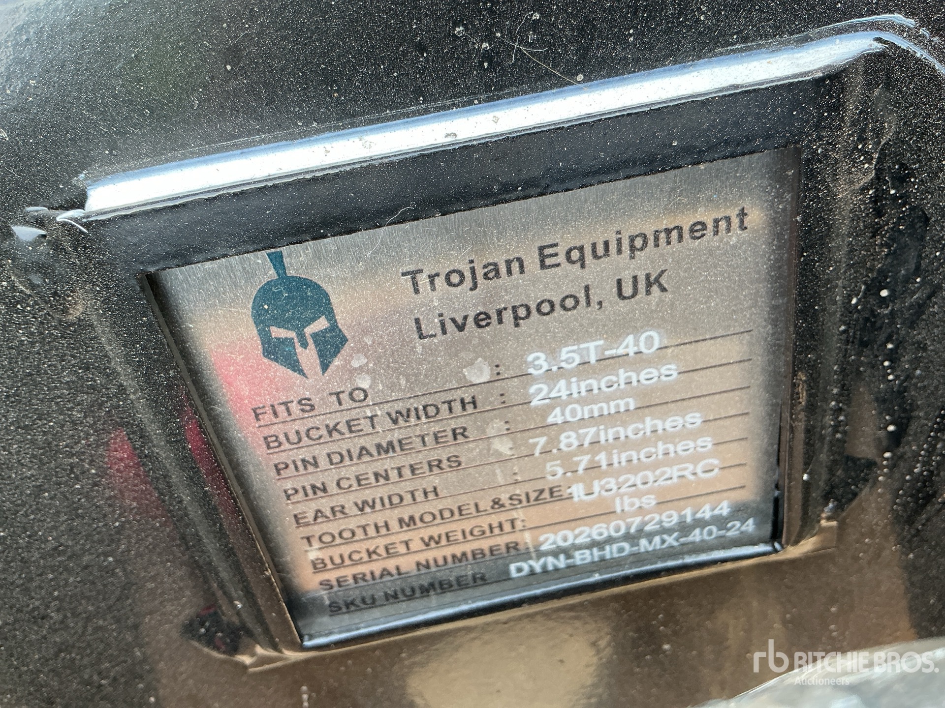 Trojan 24 IN DIGGING - FITS 50 MM CAT  ...