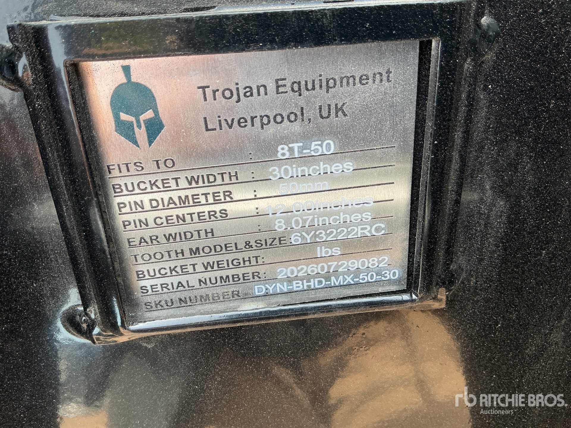 Trojan 30 IN DIGGING - FITS 50 MM CAT  ...