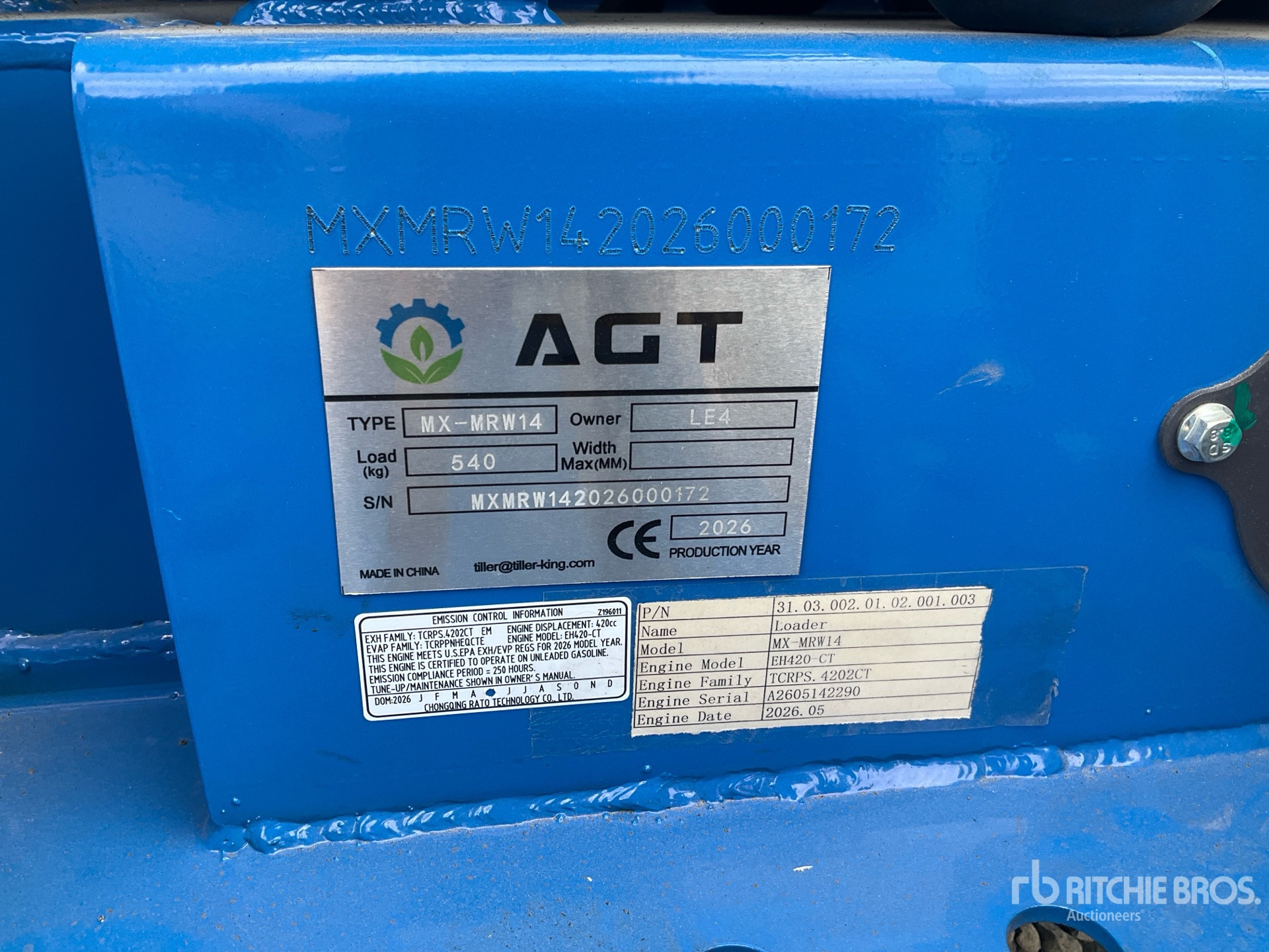 2026 AGT MX-MRW14