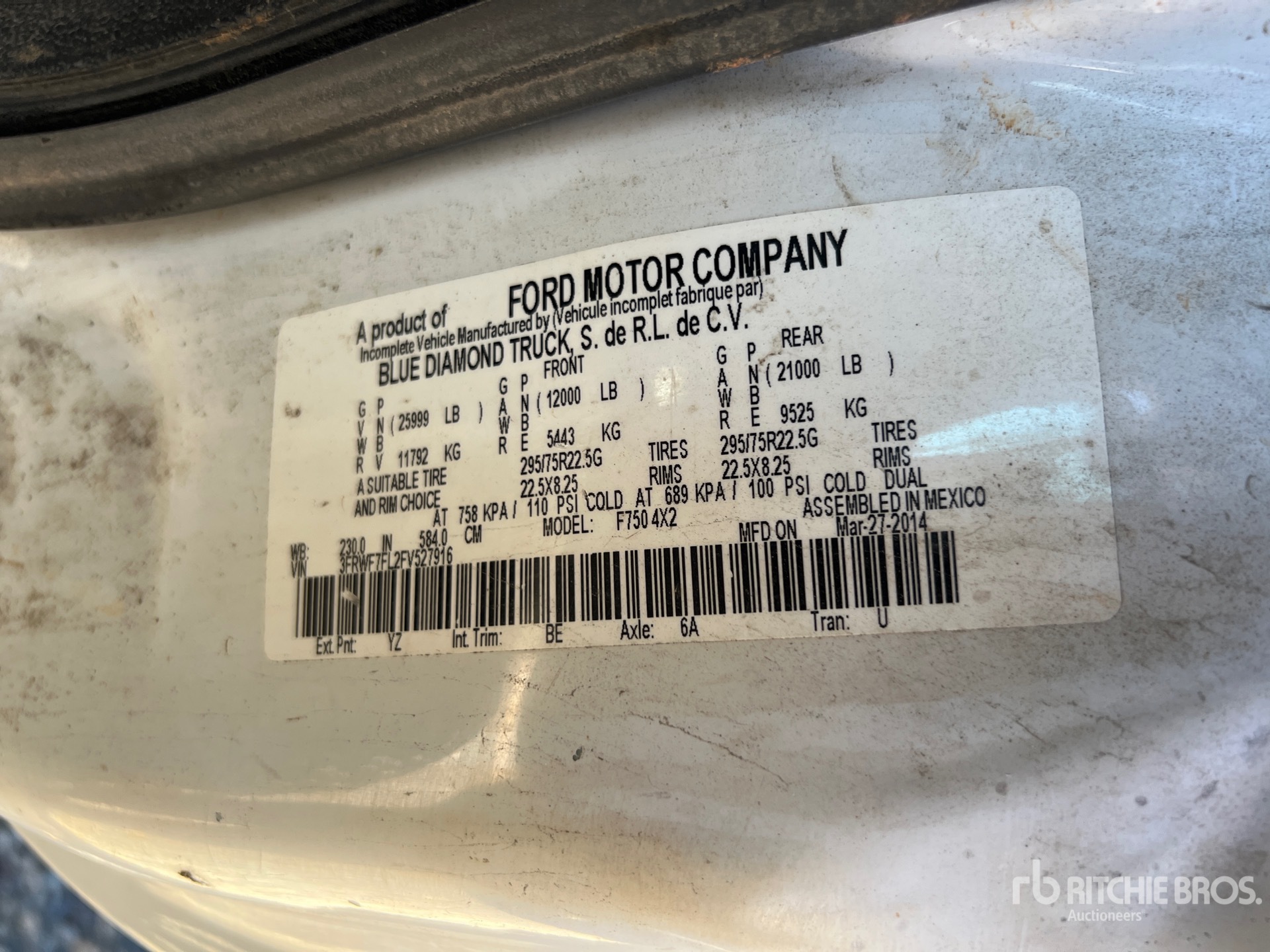2015 Ford F-750
