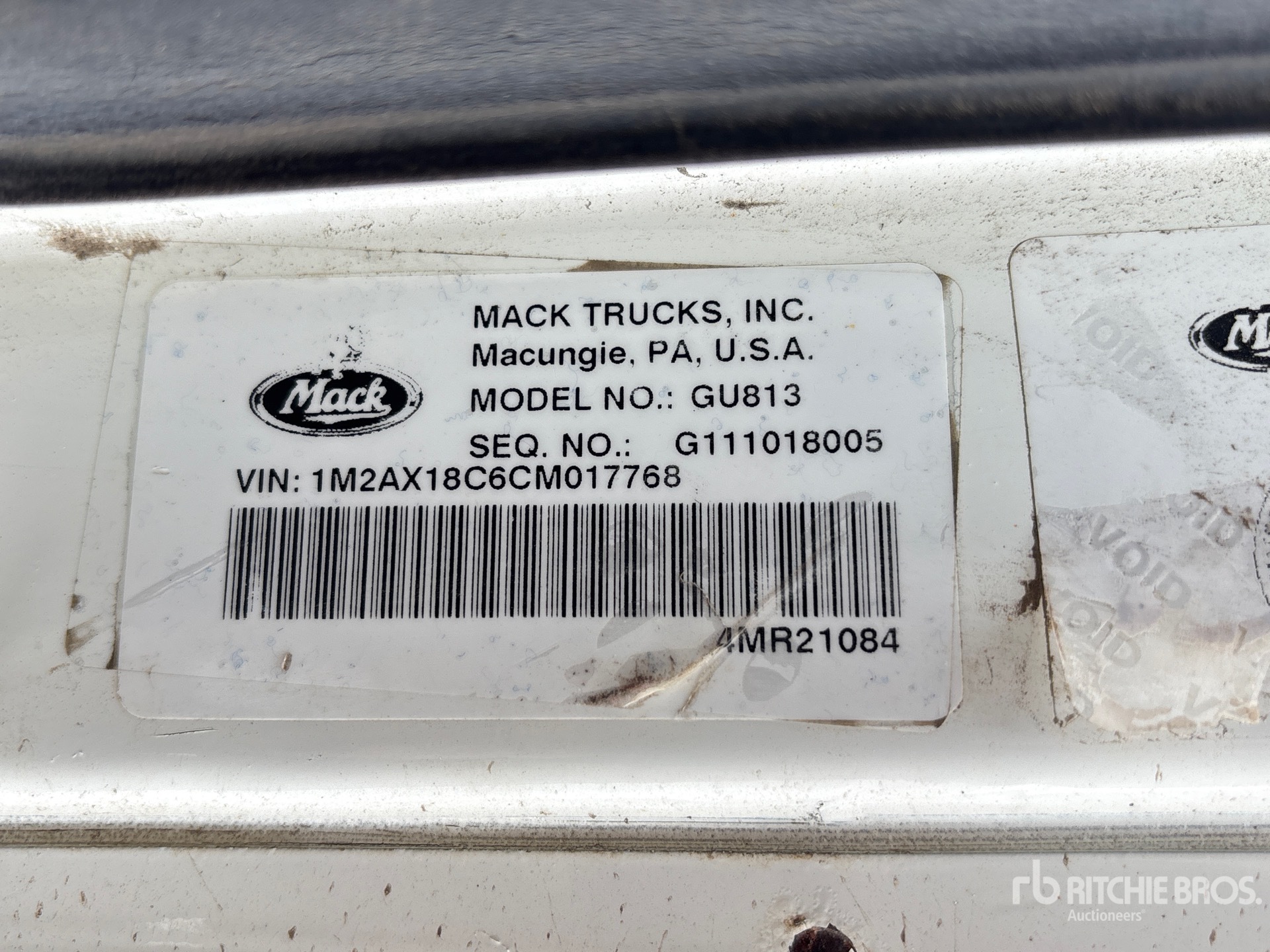 2012 Mack GU813