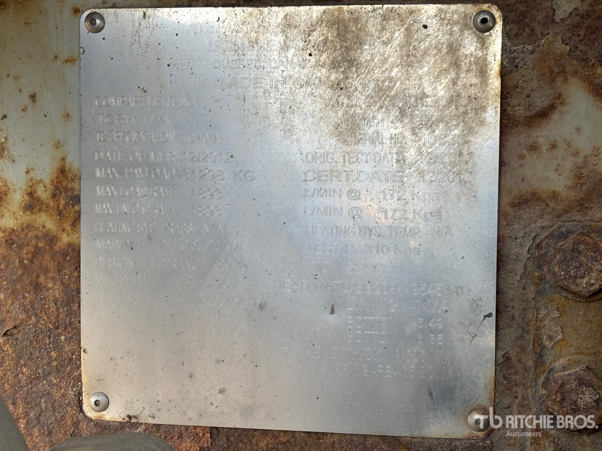 2013 Tremcar 32000 L Super B-Train Lead
