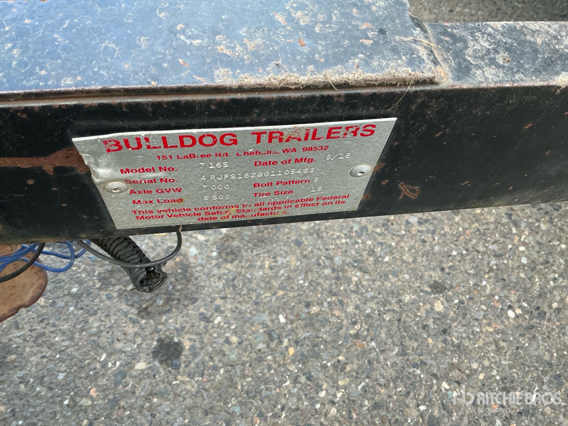 2016 Bulldog 16 FT T/A