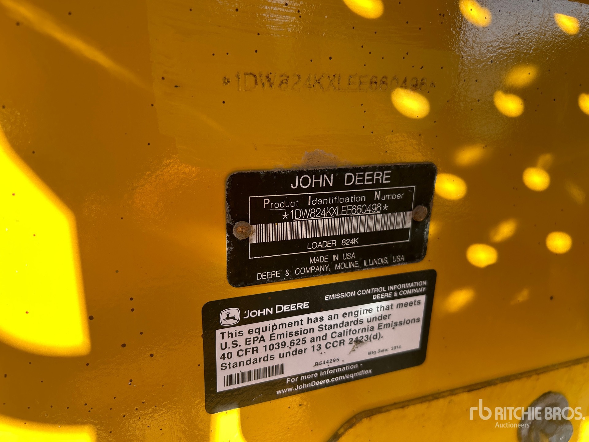 2014 John Deere 824K