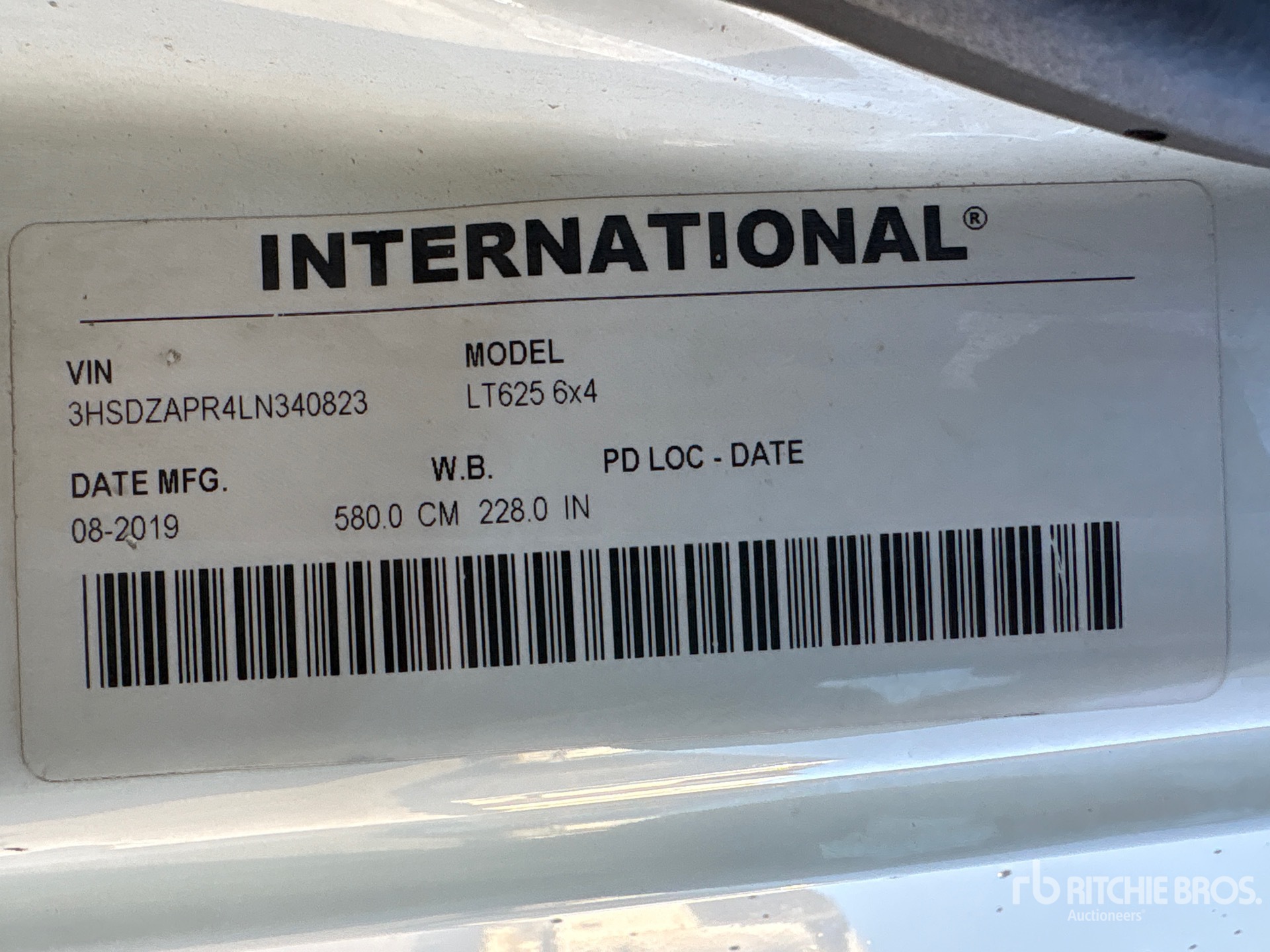 2020 International LT625