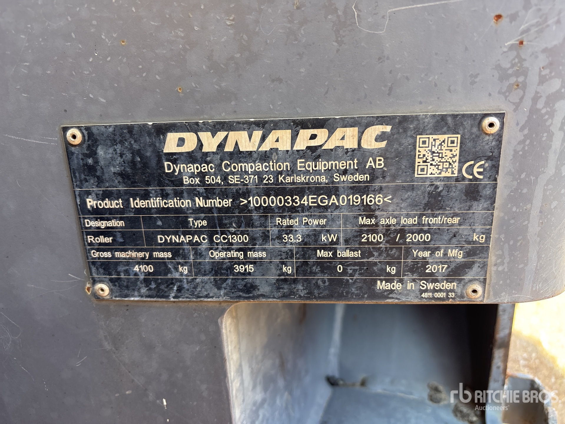 2017 Dynapac CC1300